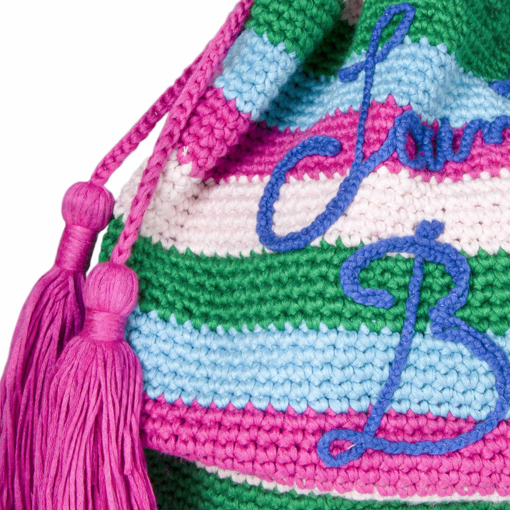 Handmade crochet bucket bag - MC2 Saint Barth