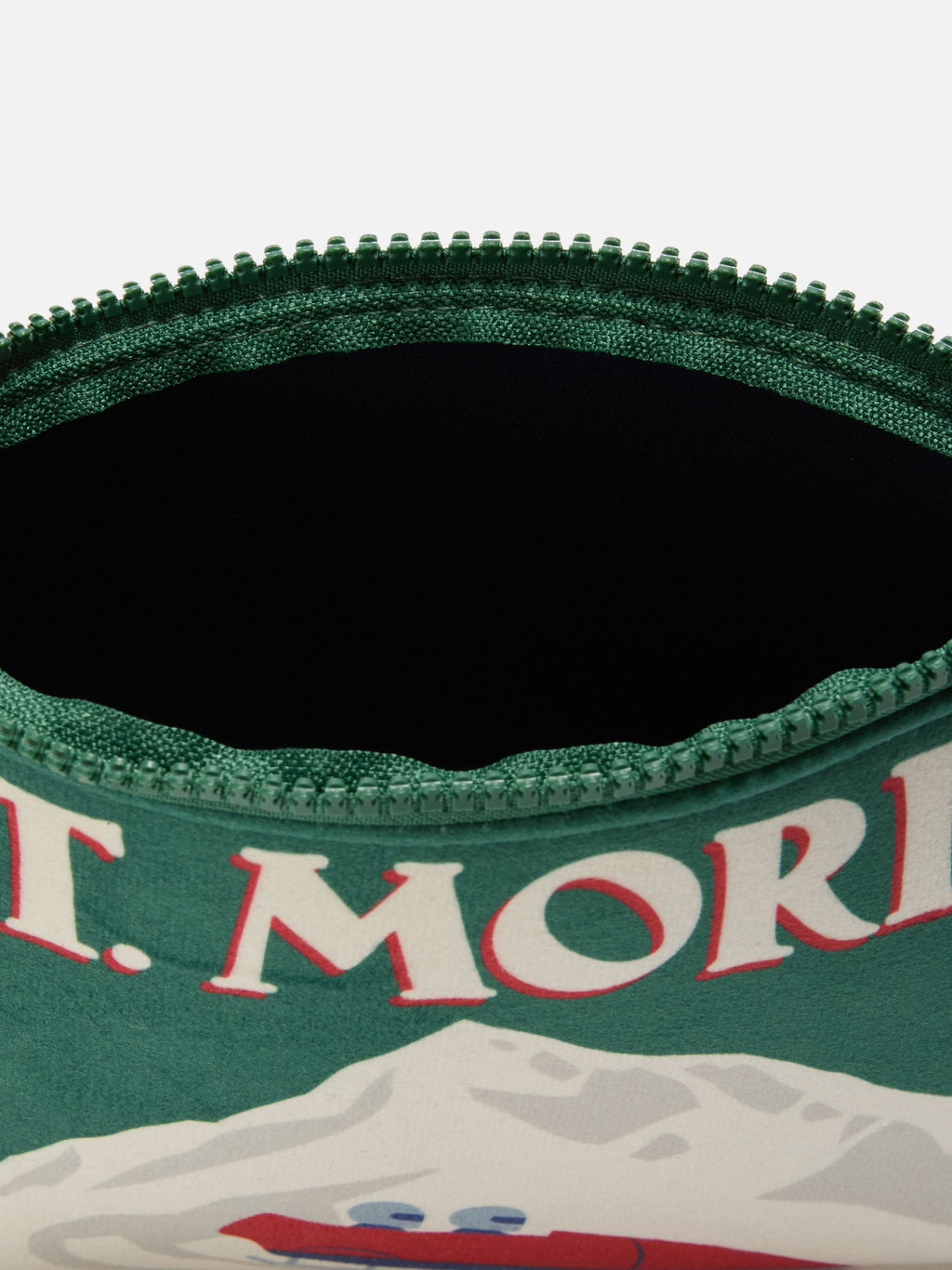 Pochette Aline effetto lana con stampa St. Moritz | ST. MORITZ TOP OF THE WORLD SPECIAL EDITION