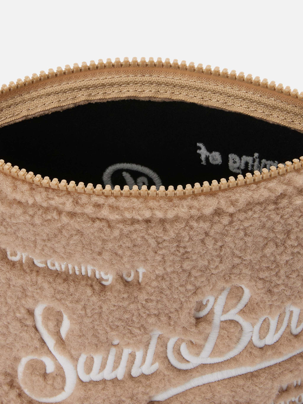 Pochette Aline Teddy in sherpa beige