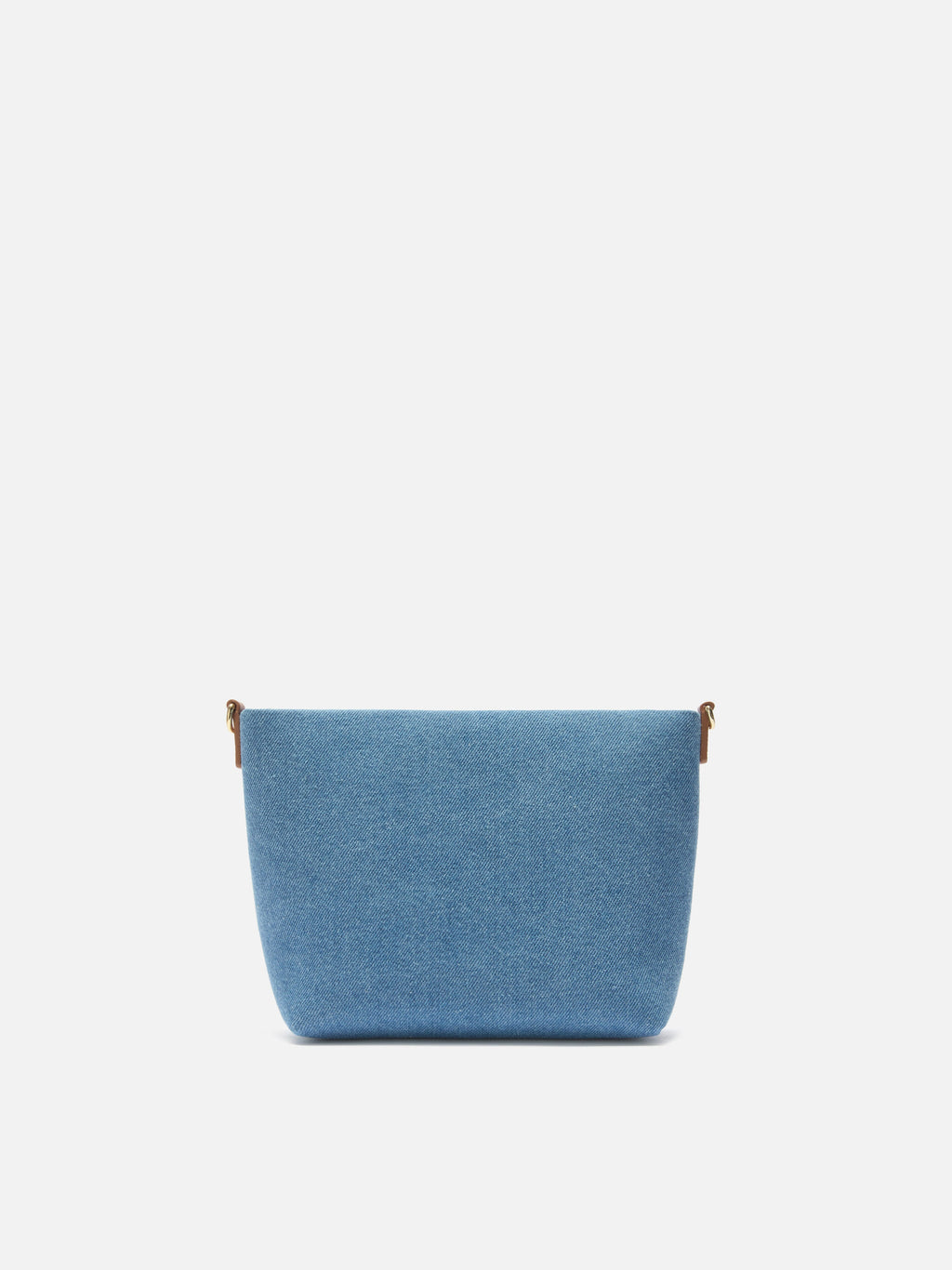 Borsa Aline in denim con dettagli in pelle