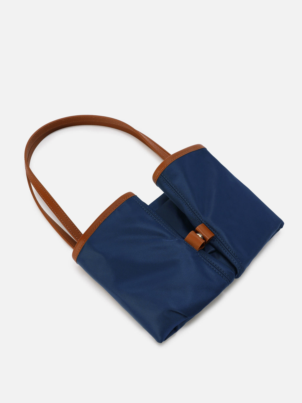 Borsa City blu navy regular in nylon