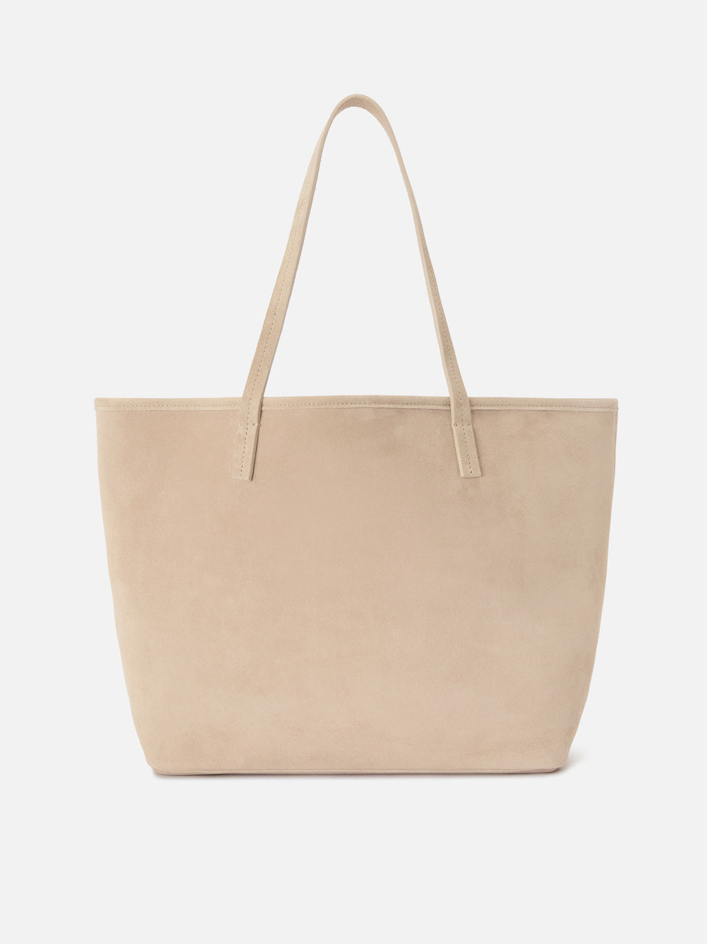 Borsa City regular in camoscio beige