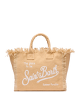 Colette beige cotton canvas handbag - MC2 Saint Barth