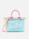 Colette color block cotton canvas handbag - MC2 Saint Barth