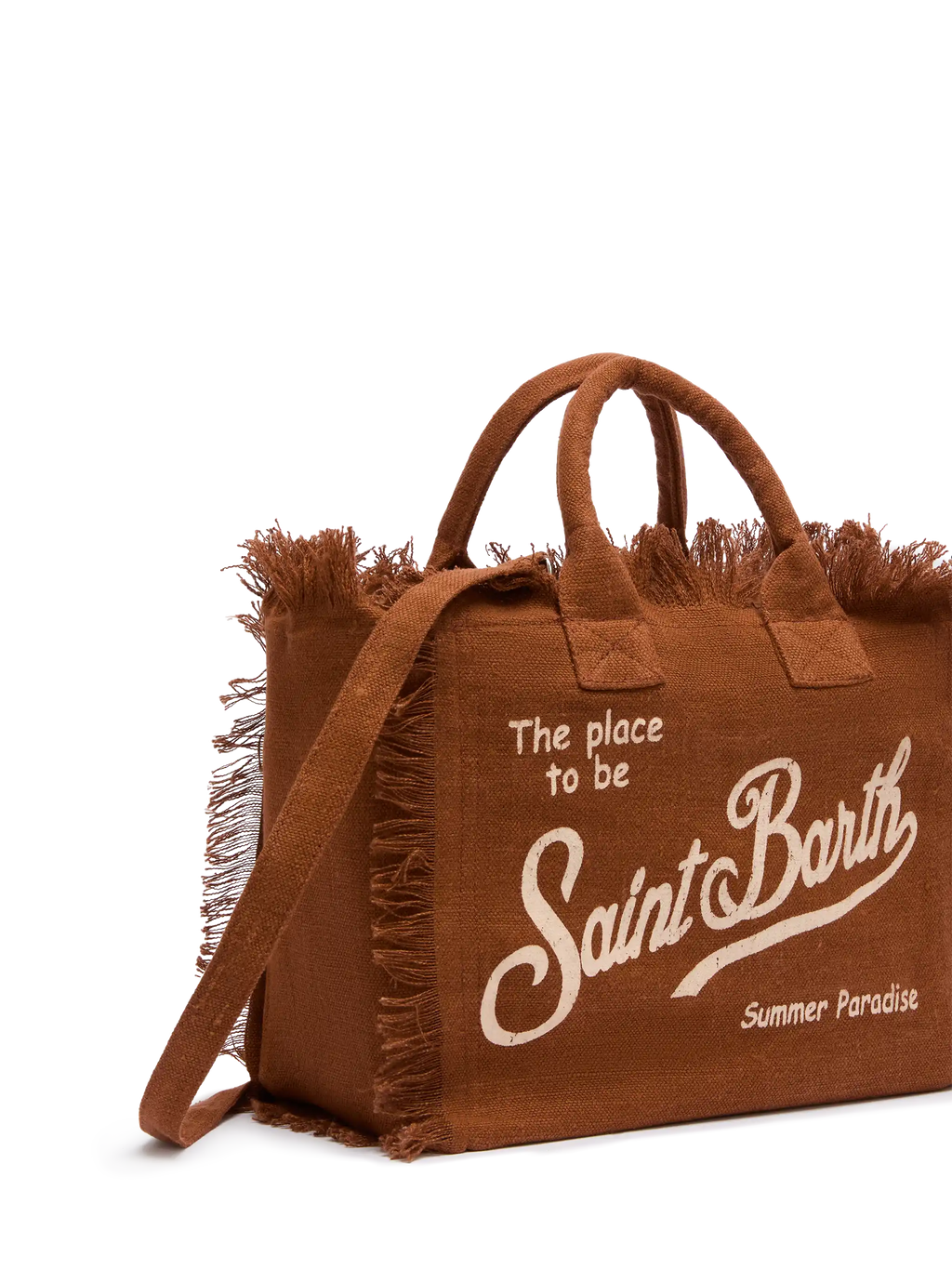 Colette linen brown handbag - MC2 Saint Barth