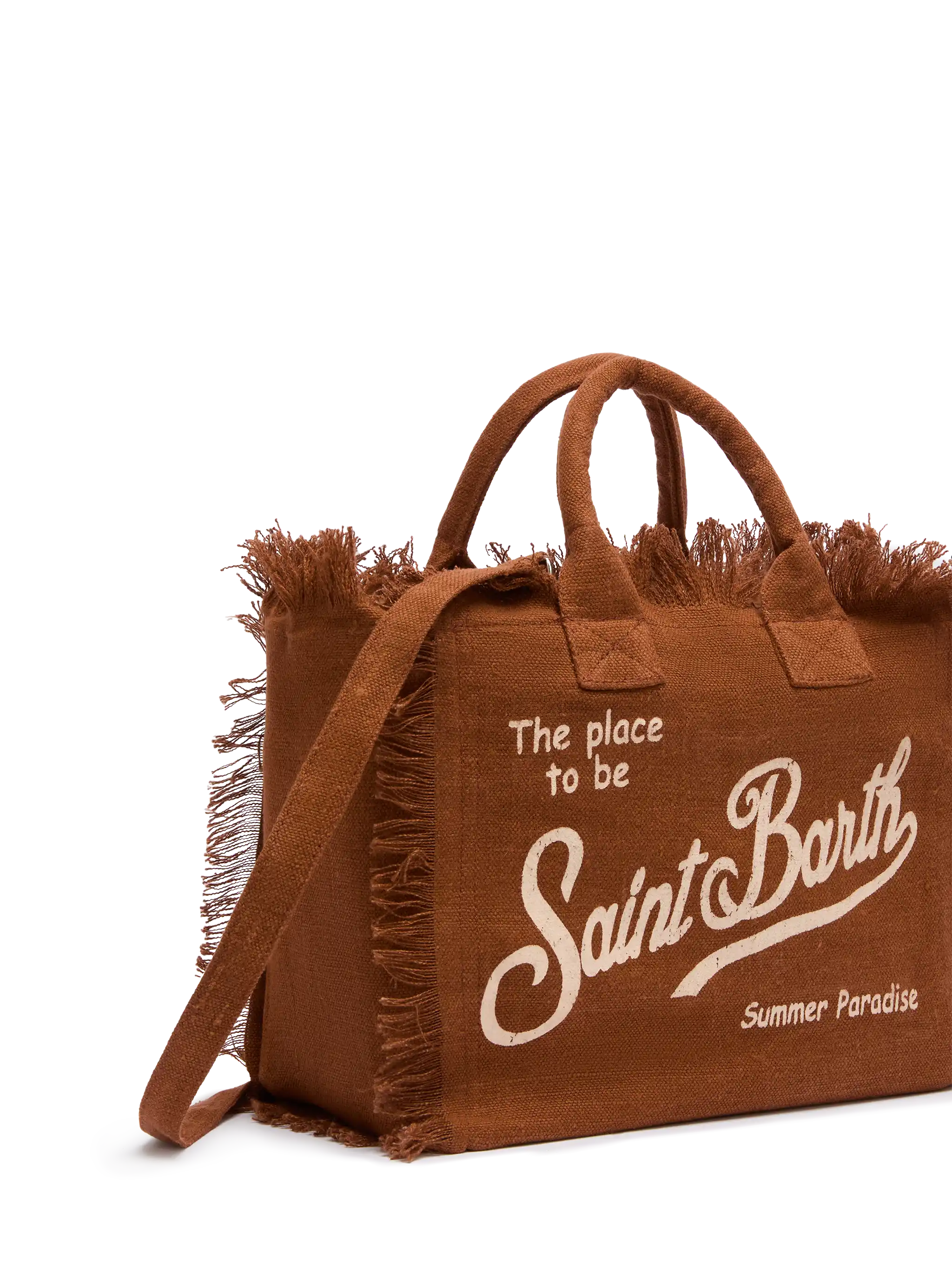 Colette linen brown handbag - MC2 Saint Barth