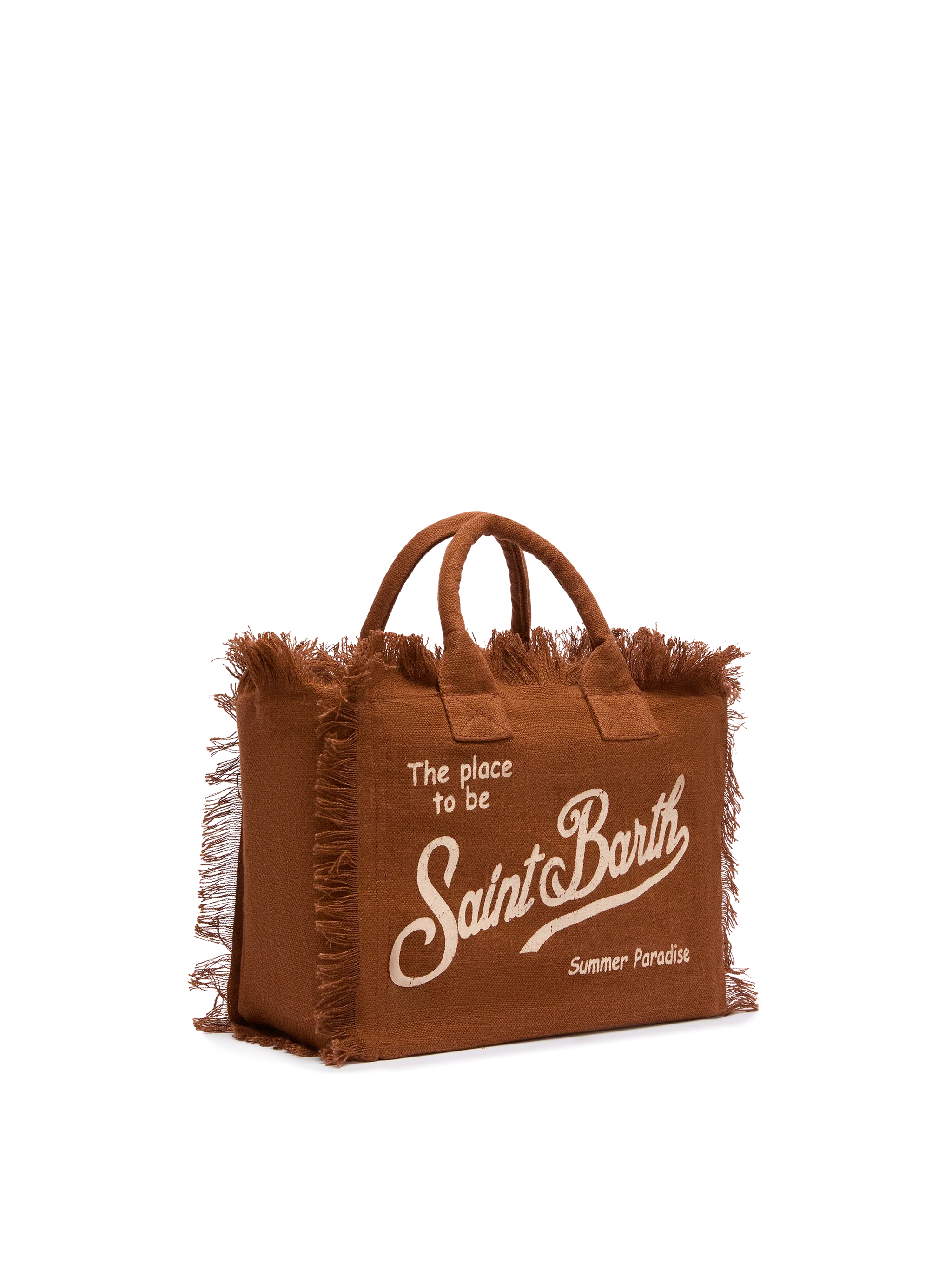 Colette linen brown handbag - MC2 Saint Barth