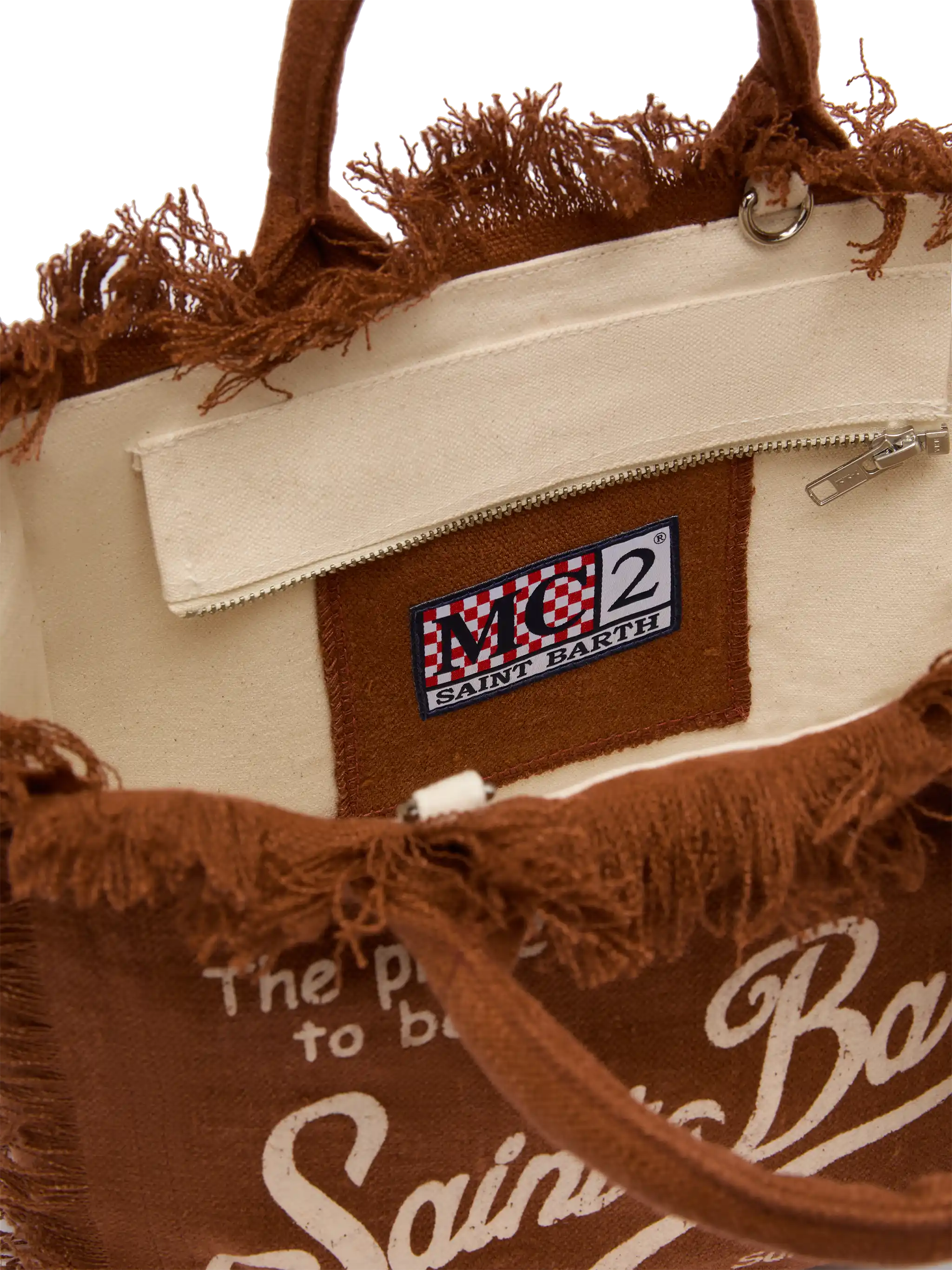 Colette linen brown handbag - MC2 Saint Barth