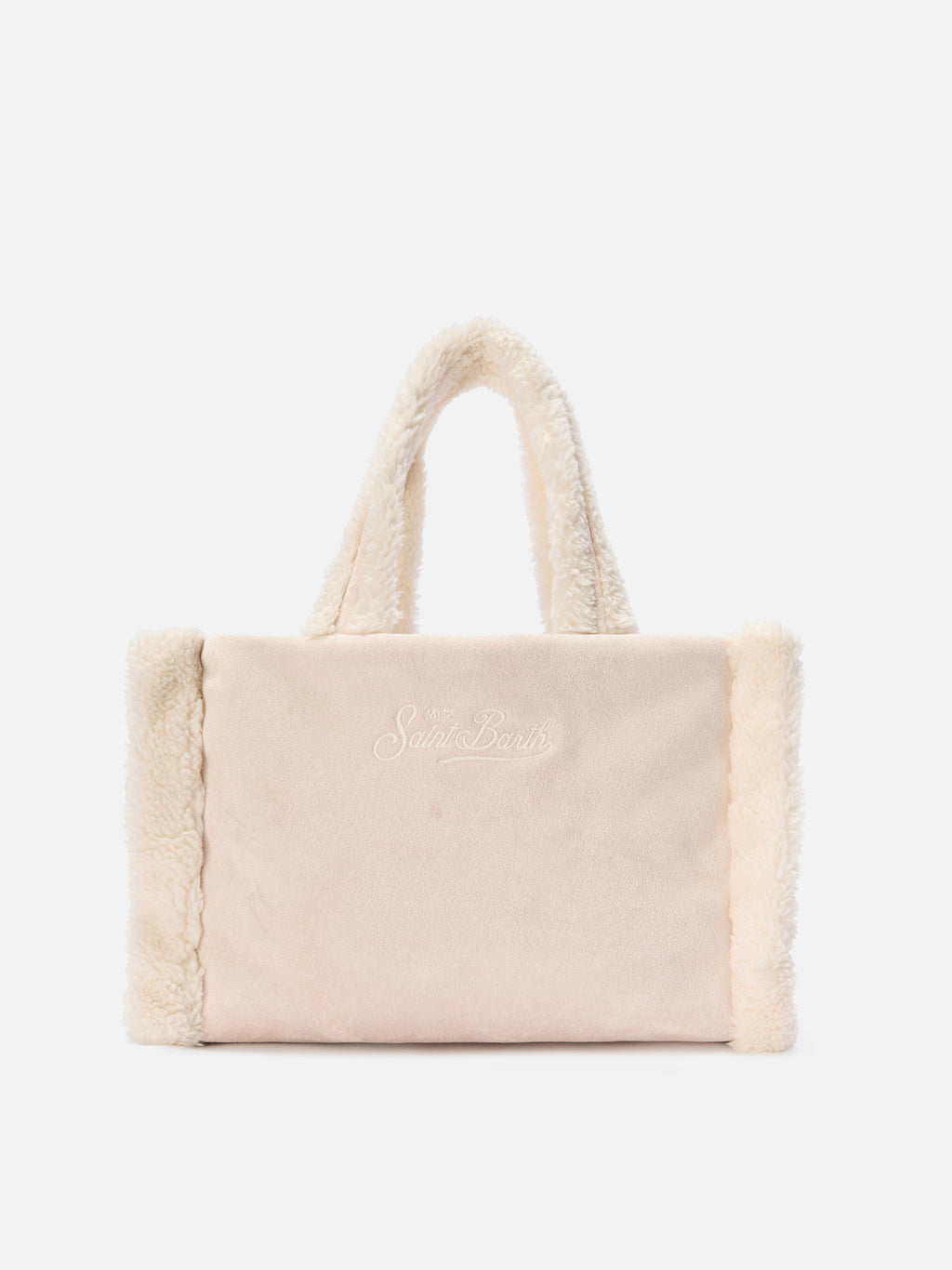 Borsa Colette Shearling ghiaccio
