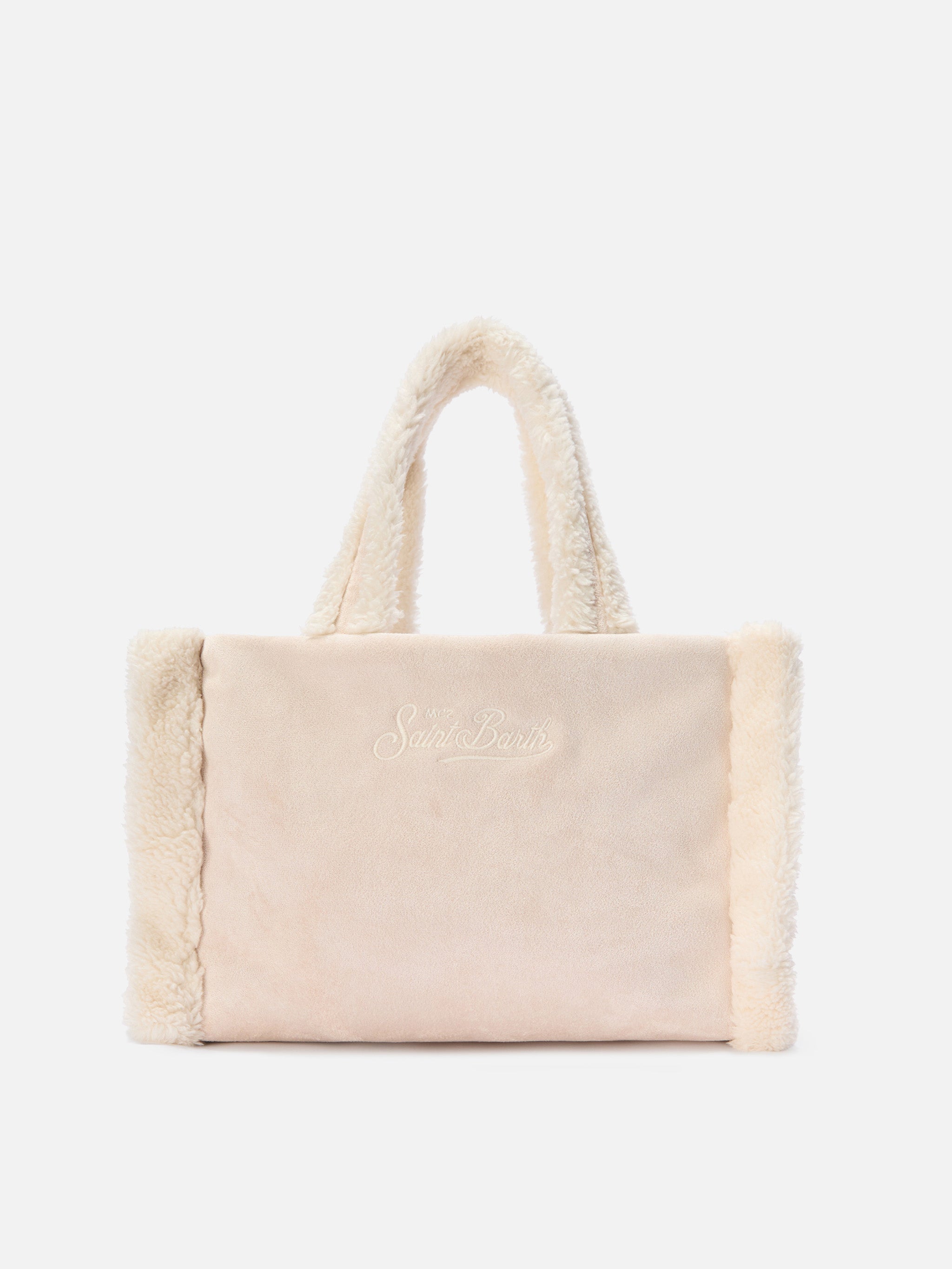 Borsa Colette Shearling ghiaccio