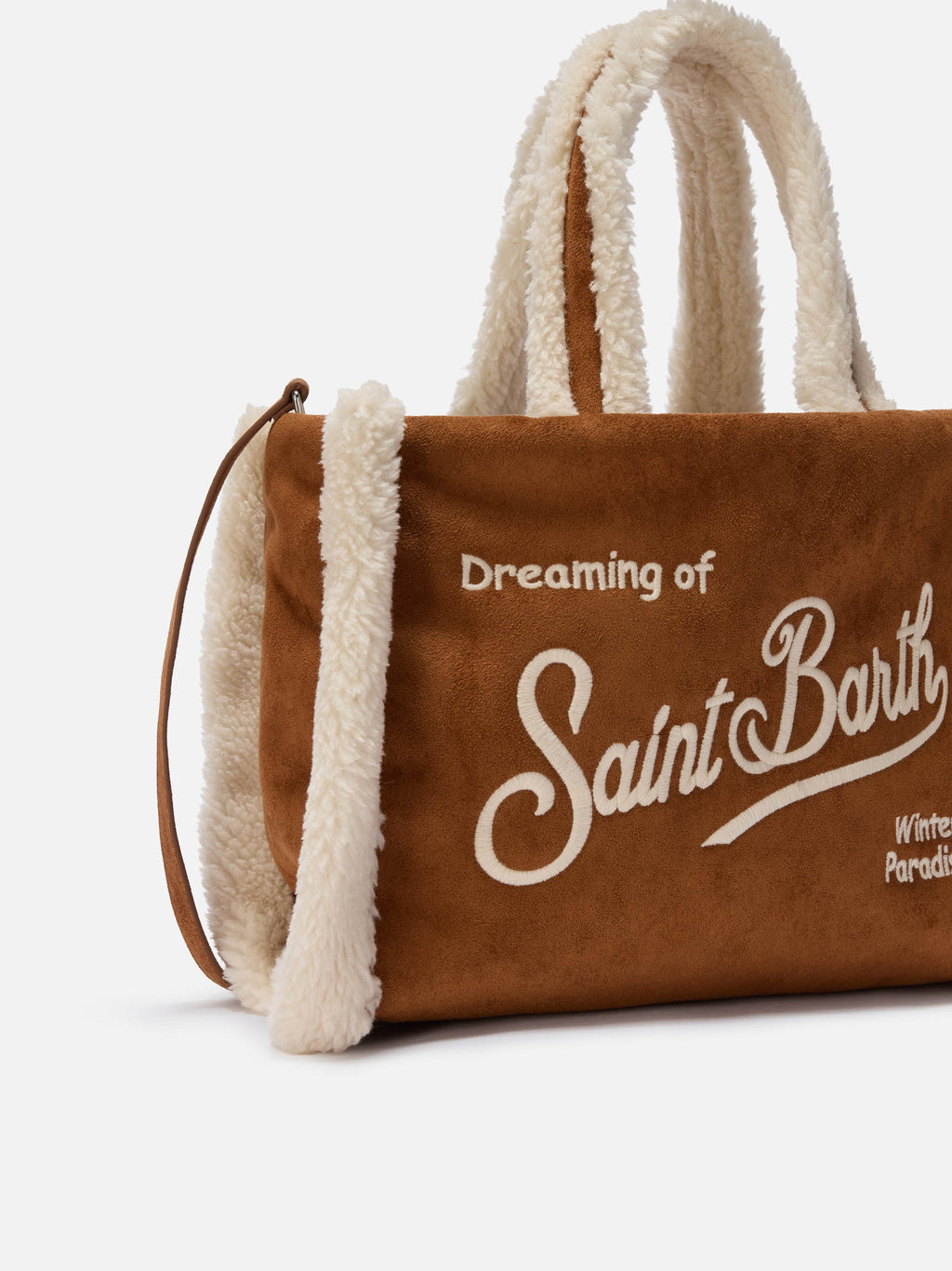 Borsa Colette Shearling cammello
