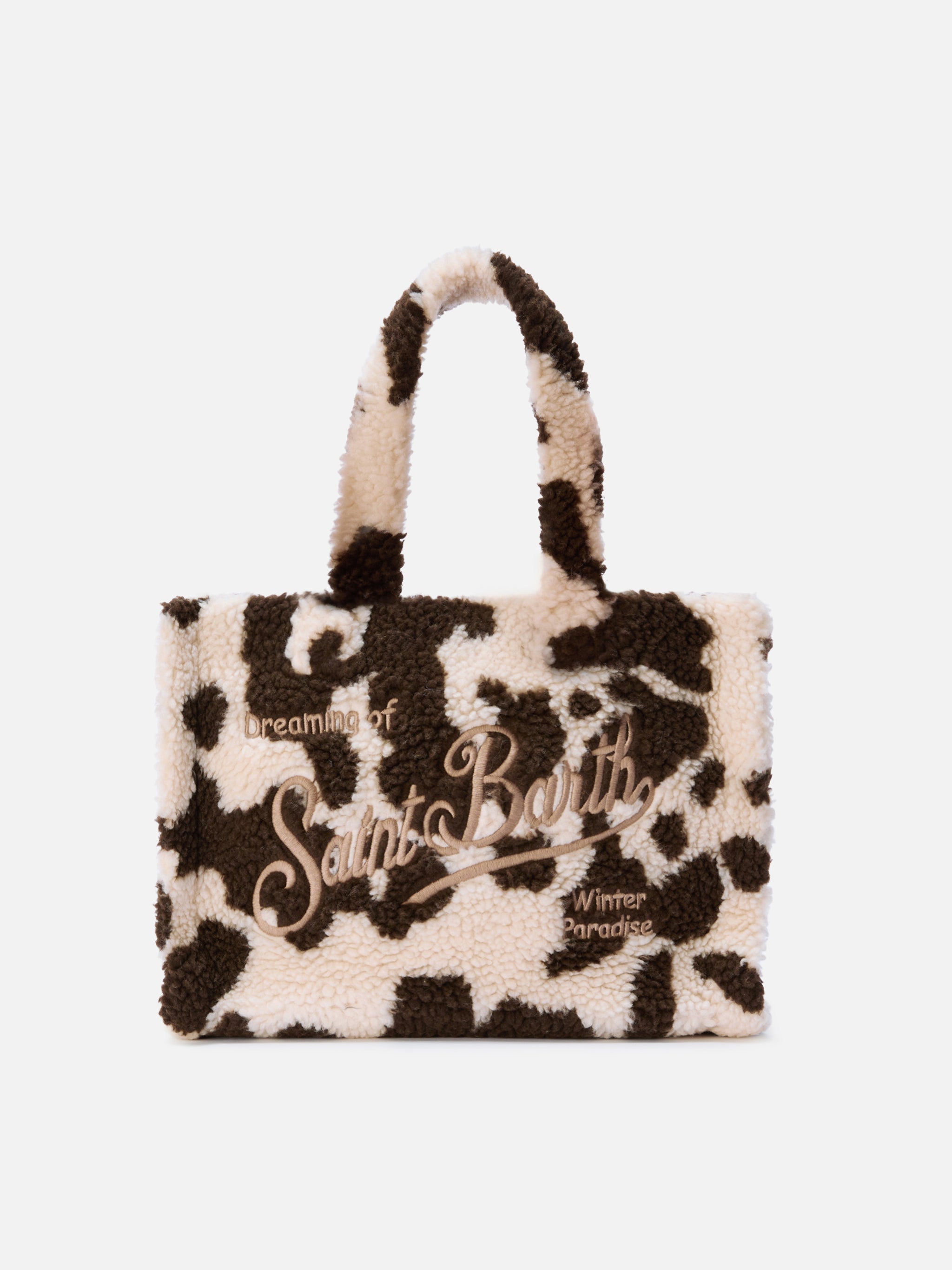 Borsa Colette Teddy stampa cow