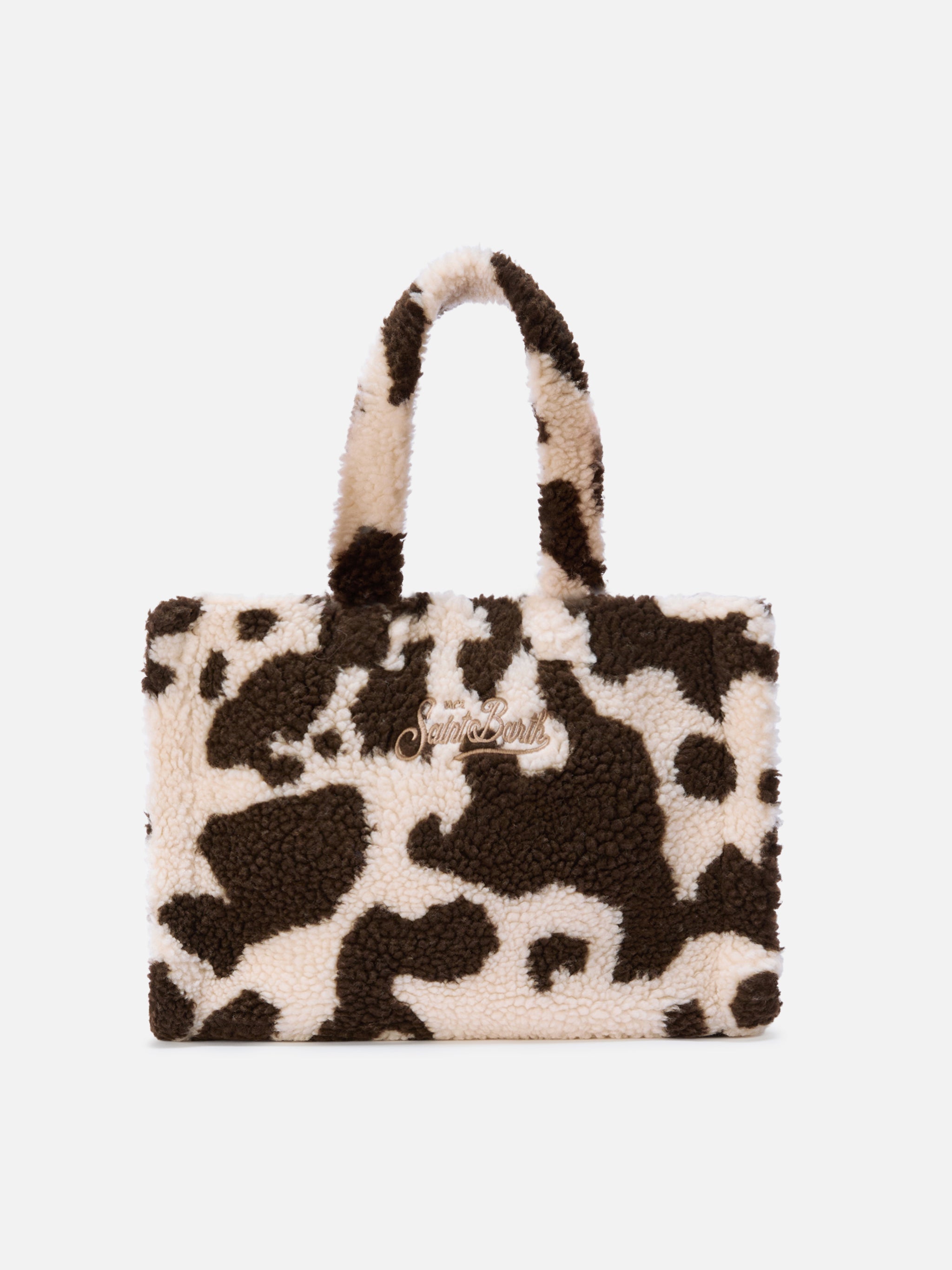 Borsa Colette Teddy stampa cow