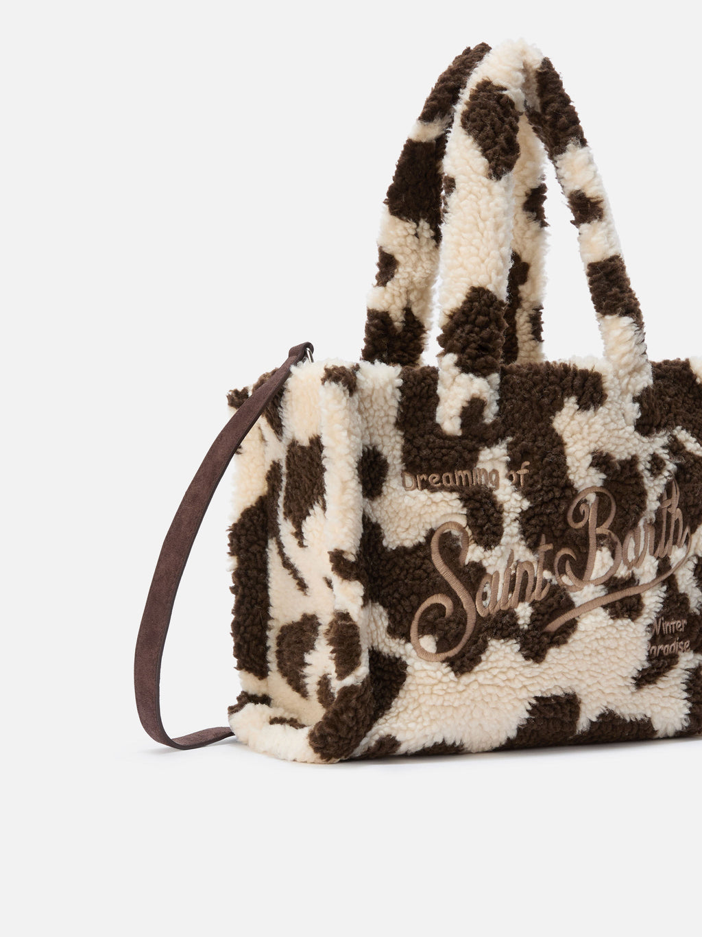 Borsa Colette Teddy stampa cow