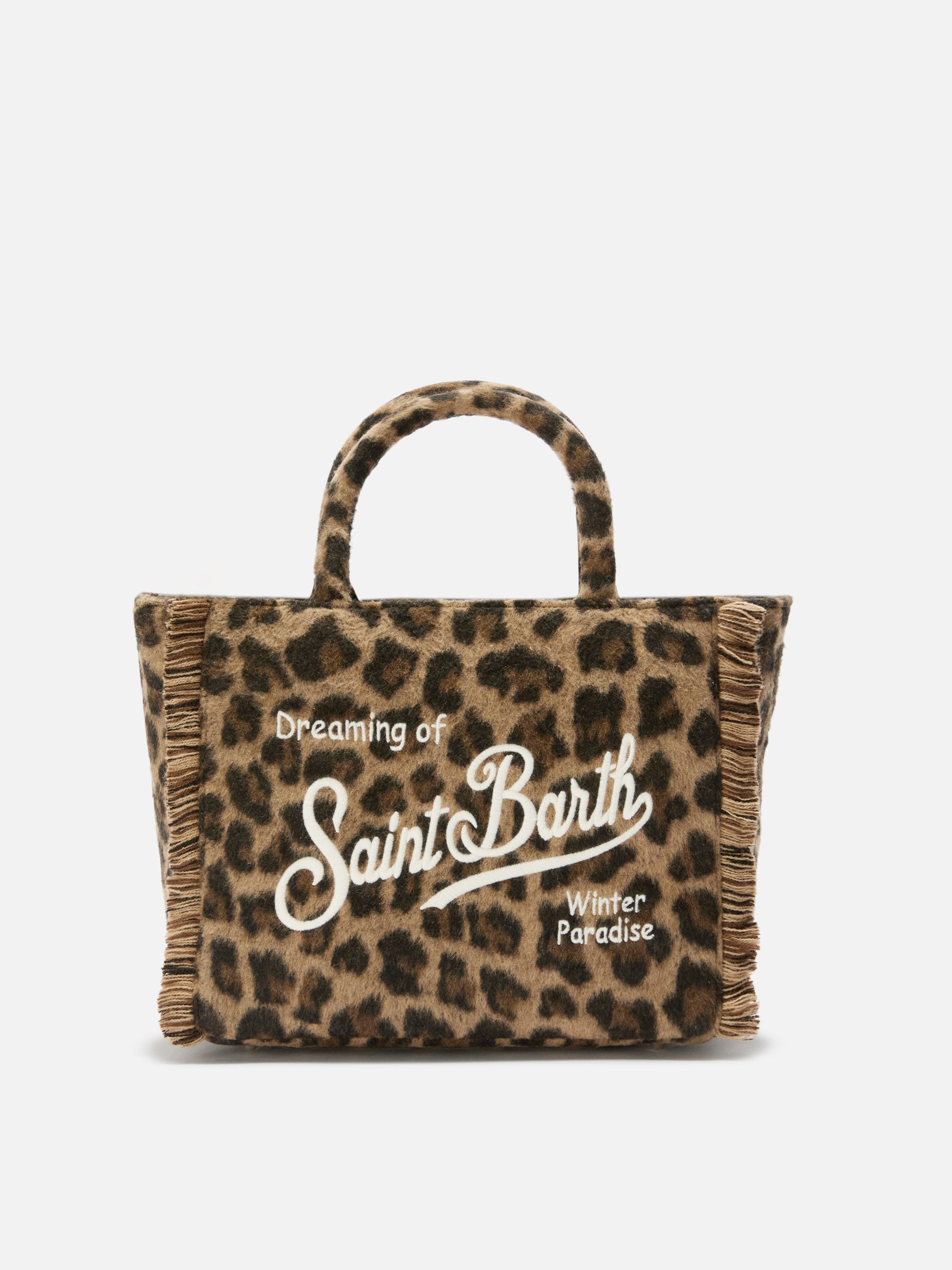 Borsa Colette Felt stampa leopardata