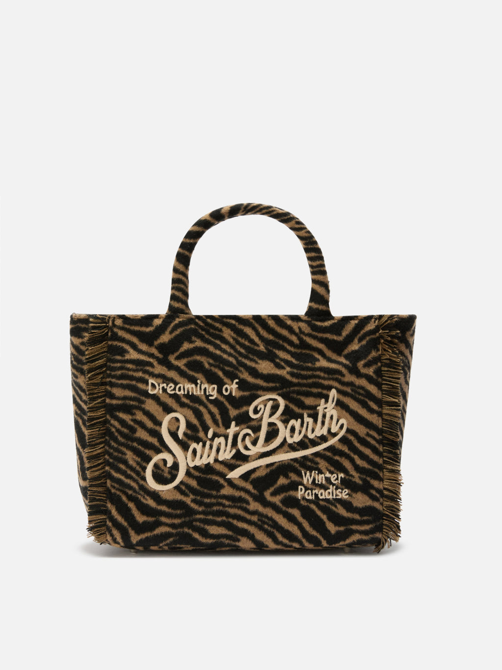 Borsa Colette Felt stampa zebra