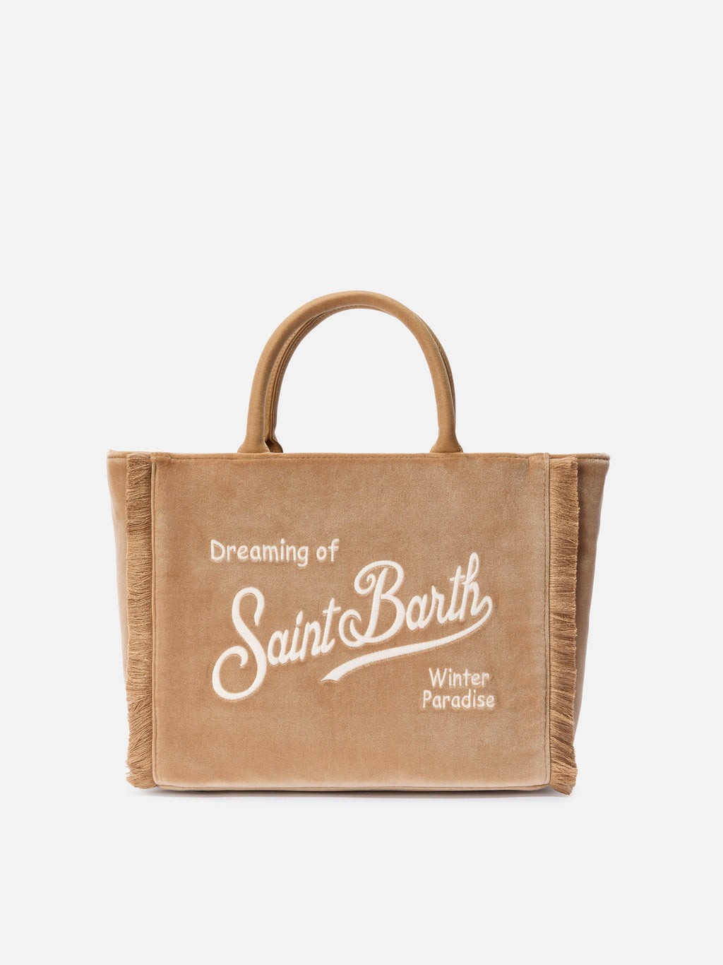 Borsa Colette Velvet beige