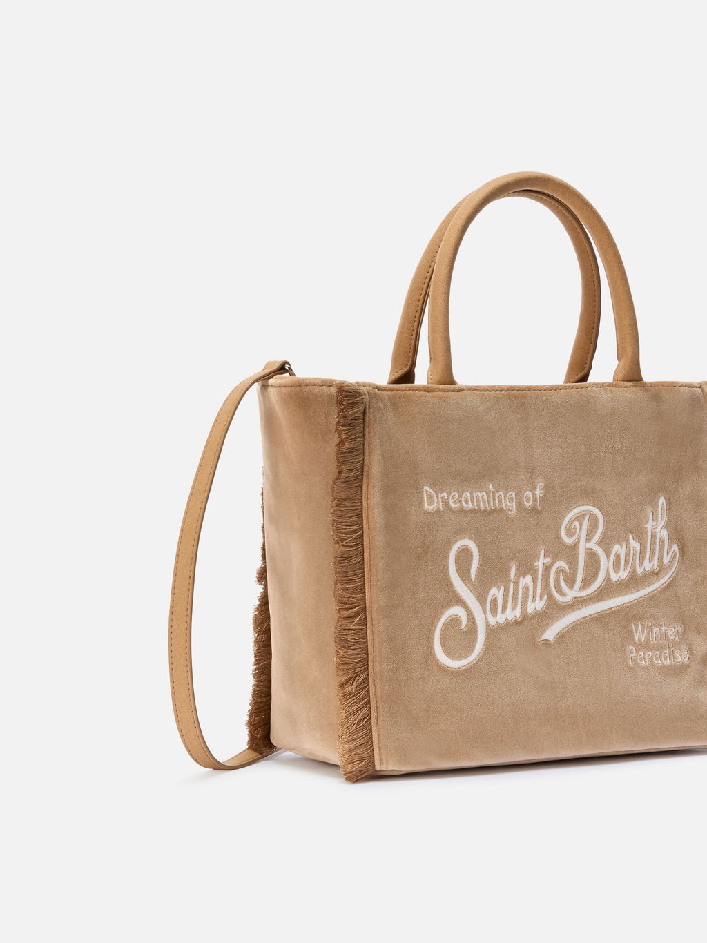 Borsa Colette Velvet beige