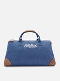 Borsone Daily in misto cotone navy con logo ricamato