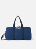Blue linen travel duffle bag Jetleg - MC2 Saint Barth