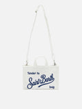 White Sangallo lace Phone Bag - MC2 Saint Barth