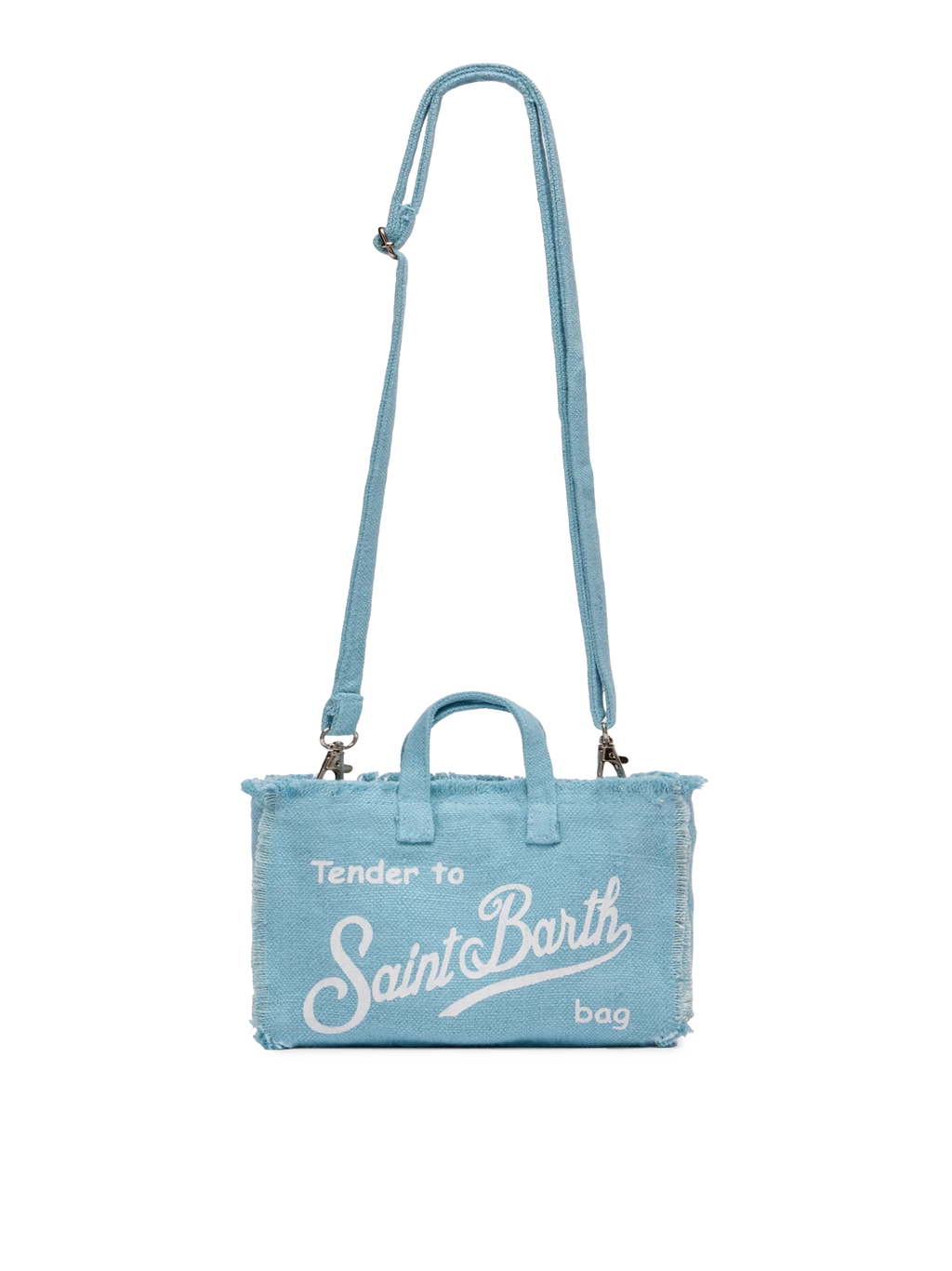 Light blue linen Phone Bag - MC2 Saint Barth