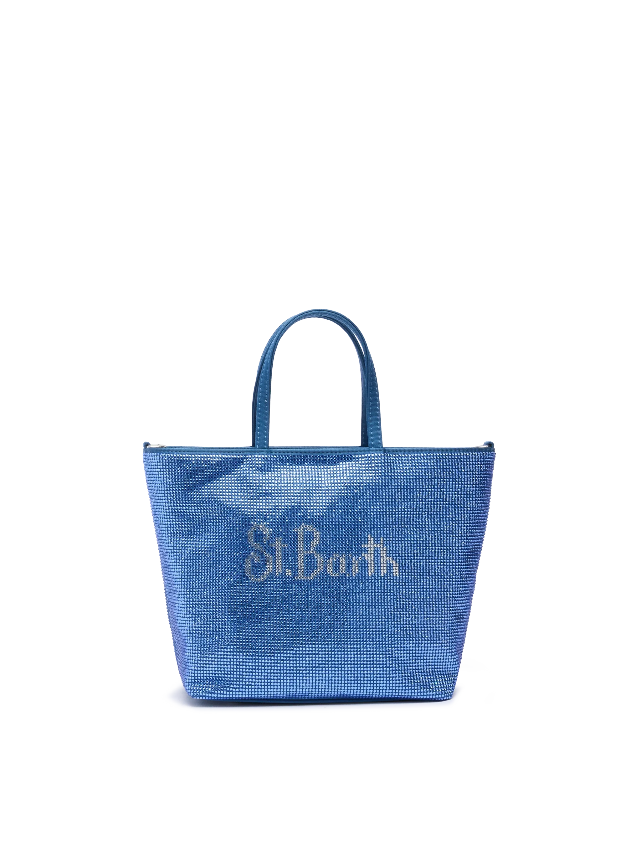 Strass Mini Bag with steel blue rhinestones - MC2 Saint Barth