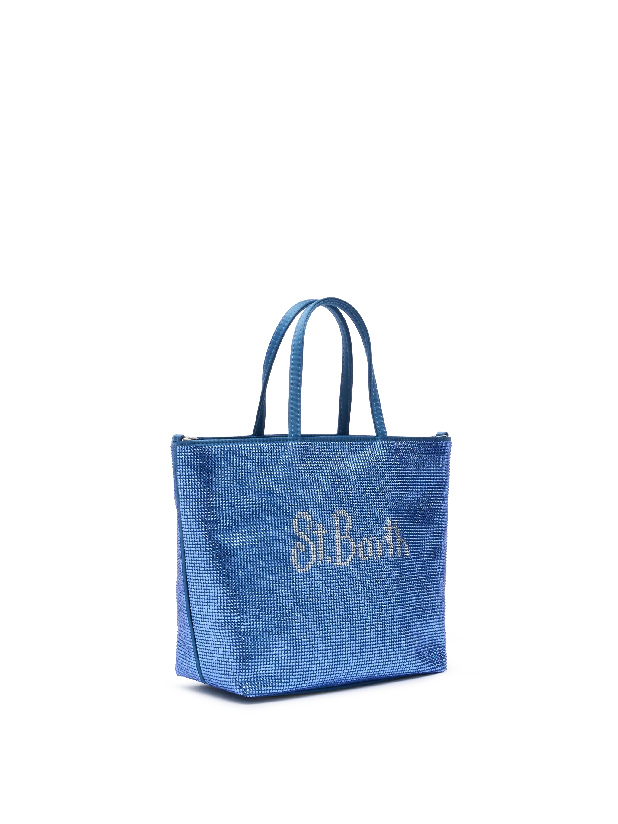 Strass Mini Bag with steel blue rhinestones - MC2 Saint Barth