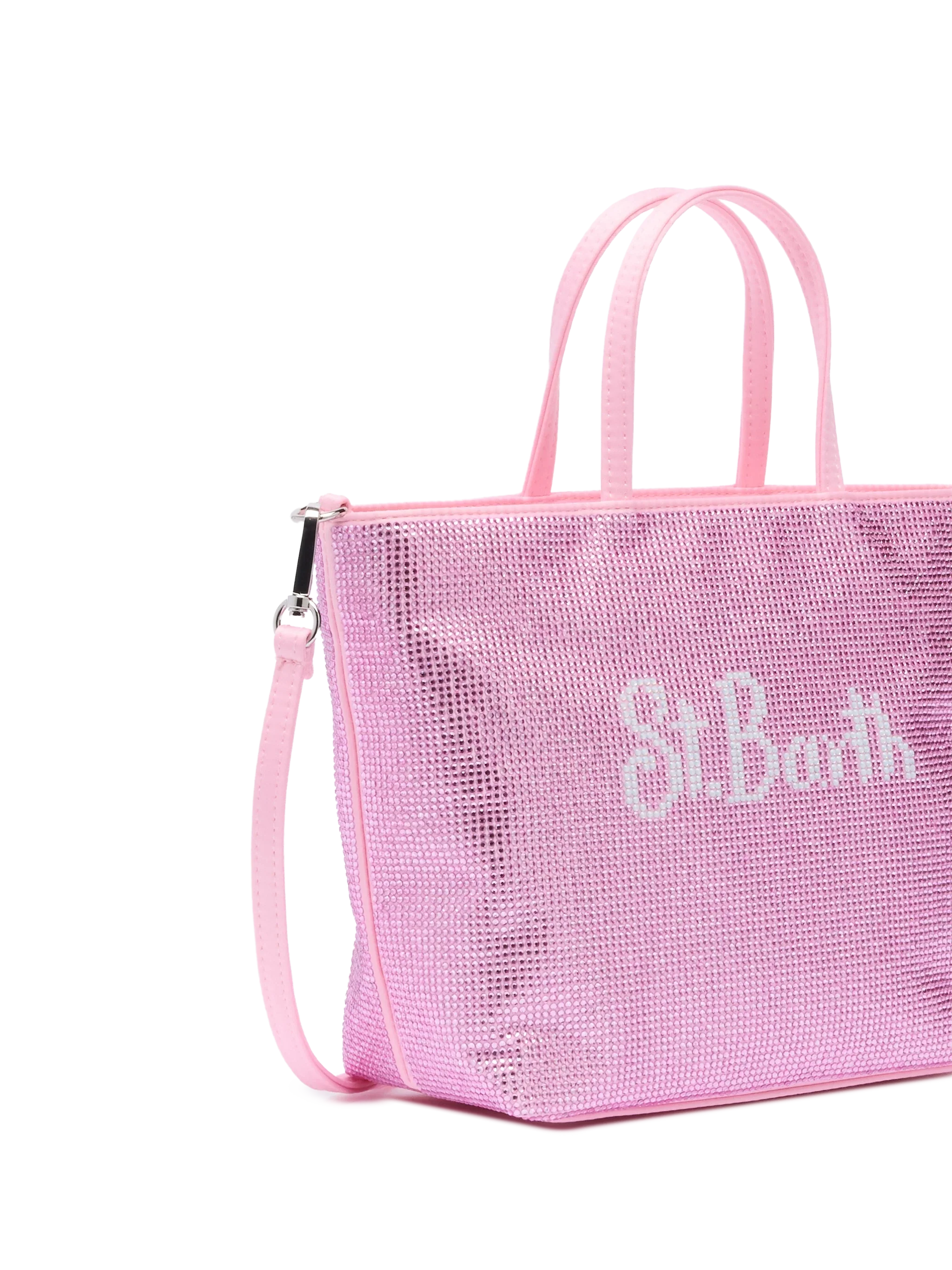 Strass Mini Bag with pink rhinestones - MC2 Saint Barth