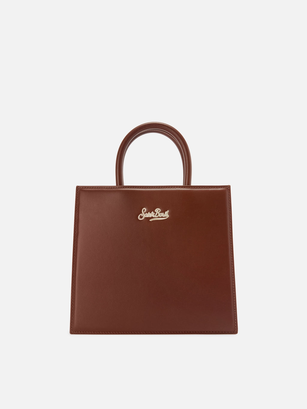 Borsa Shop Bag Midi pelle marrone