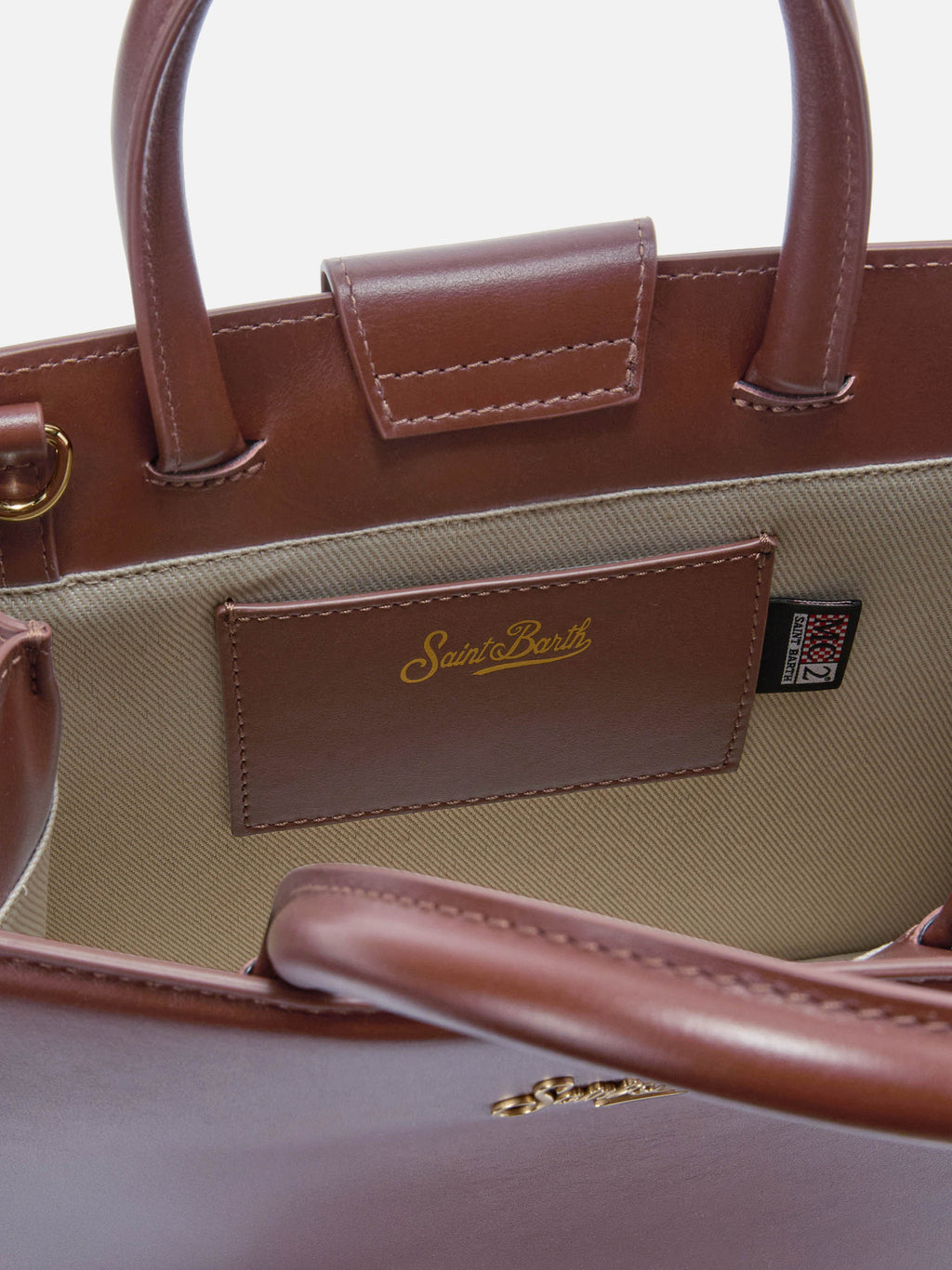 Borsa Shop Bag Midi pelle marrone