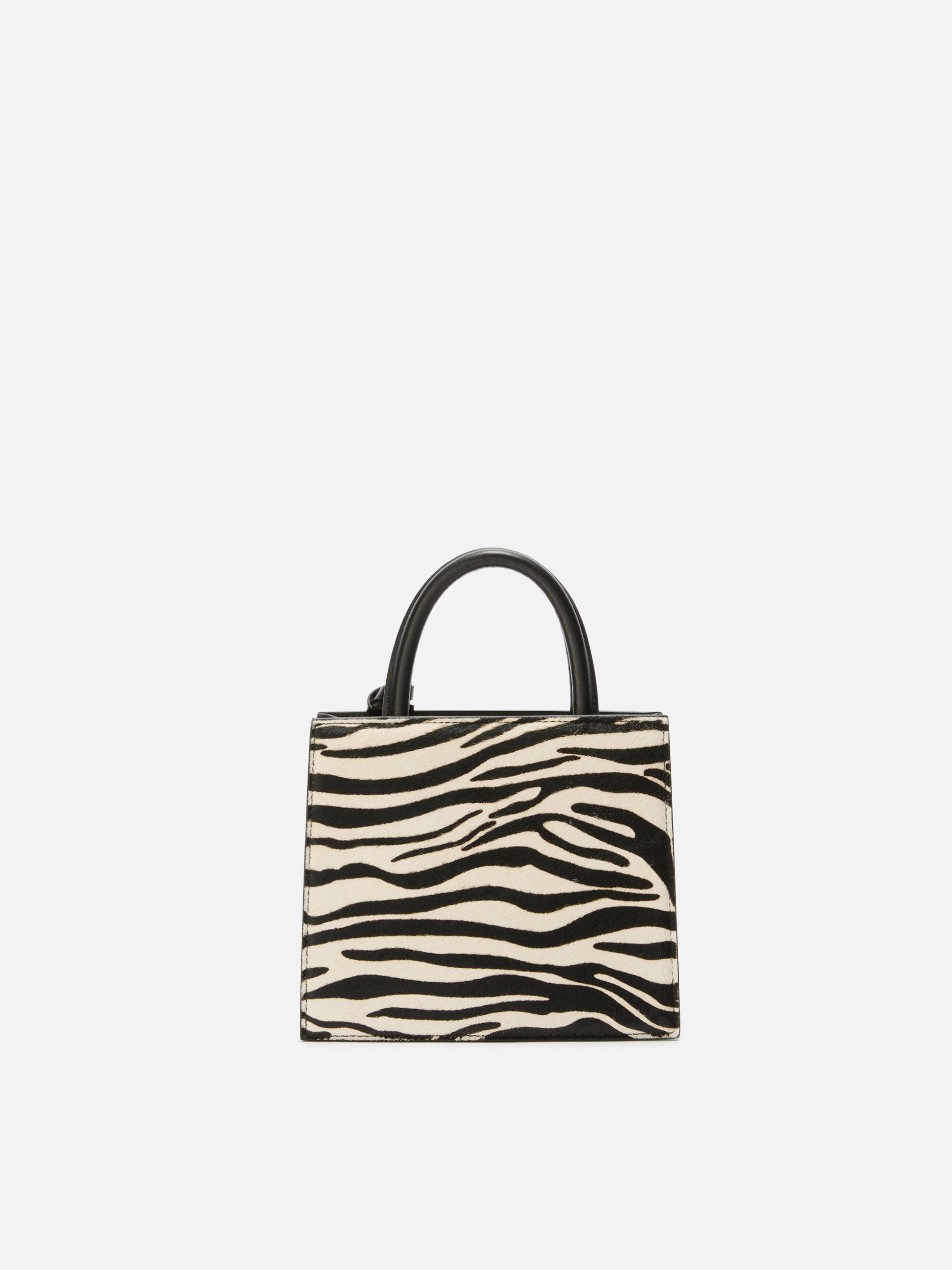 Borsa Shop Bag Mini stampa zebra