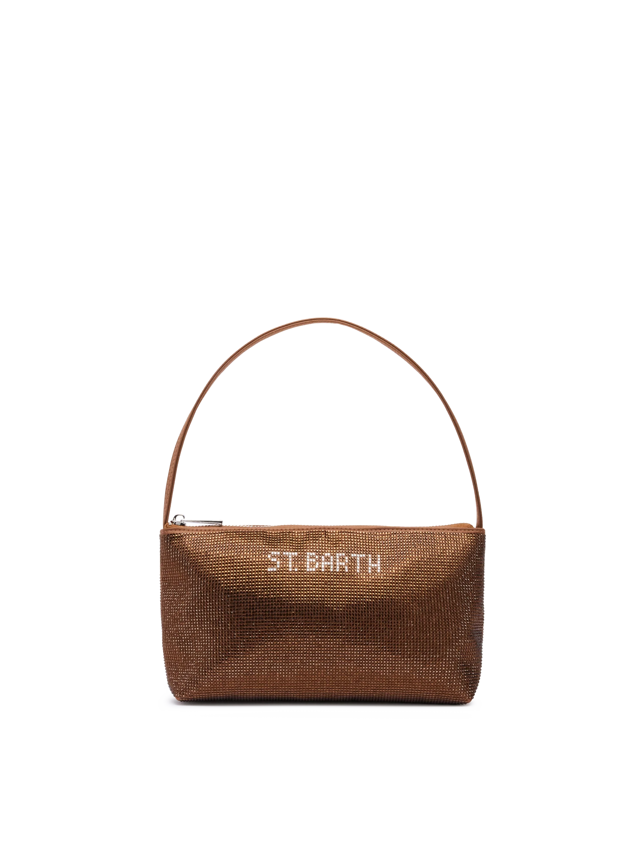 Mini bag Strassy with brown rhinestones - MC2 Saint Barth
