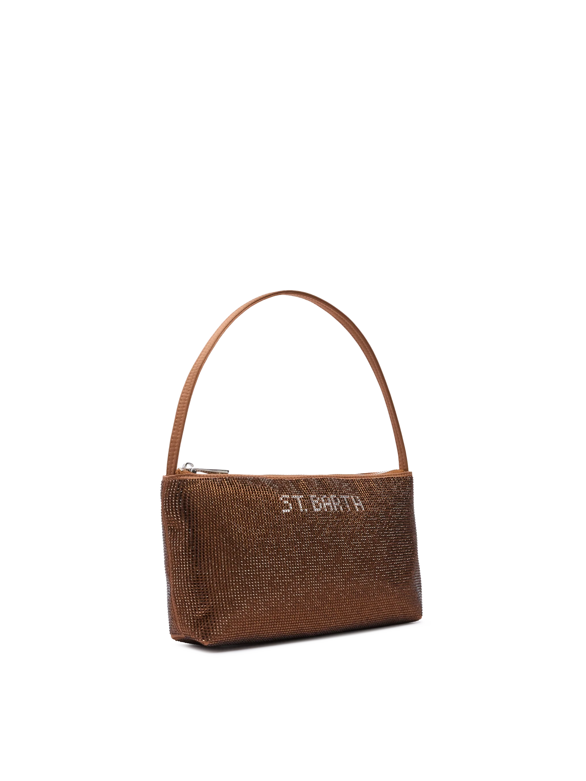 Mini bag Strassy with brown rhinestones - MC2 Saint Barth