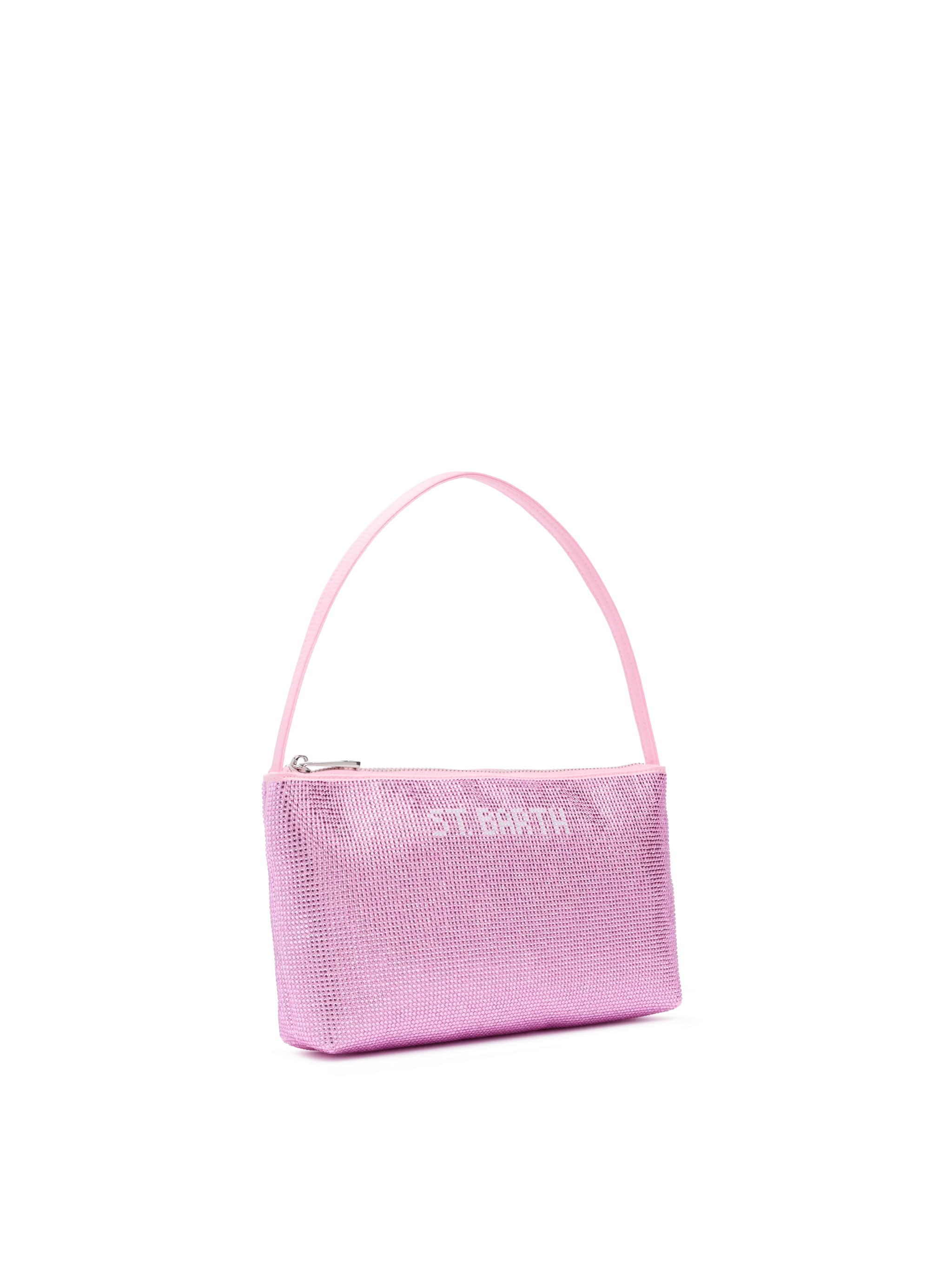Mini bag Strassy with pink rhinestones - MC2 Saint Barth