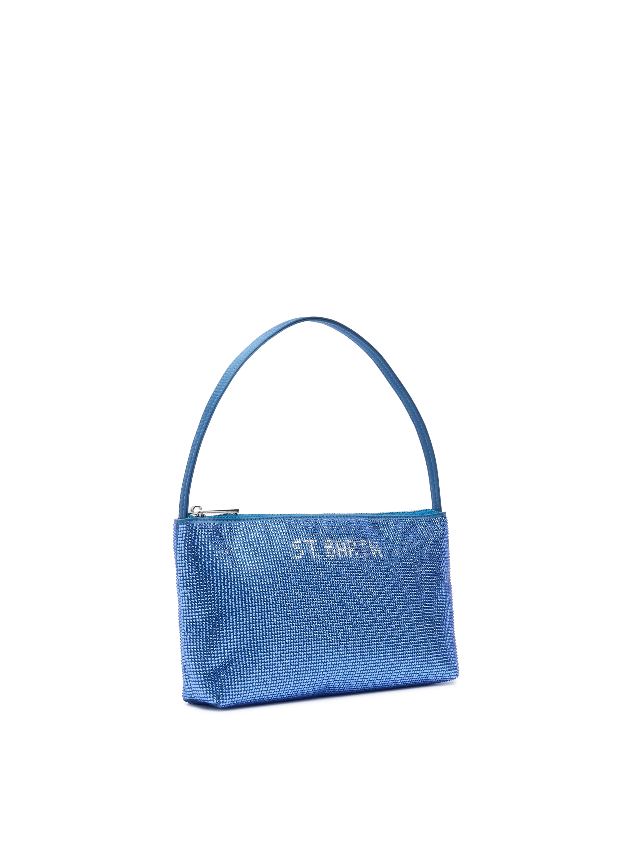 Mini bag Strassy with avio blue rhinestones - MC2 Saint Barth