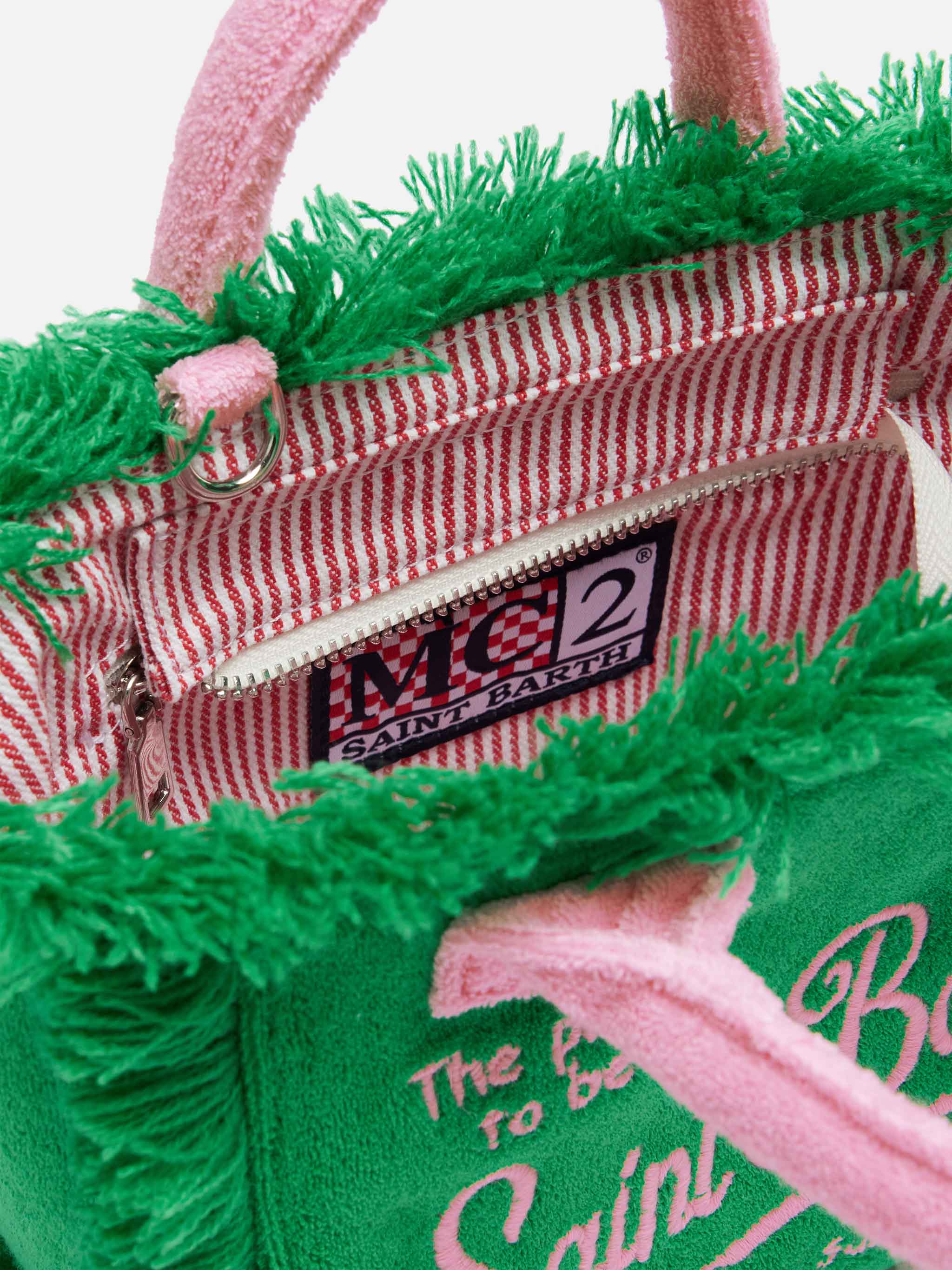 Green Mini Vanity Sponge Bag - MC2 Saint Barth
