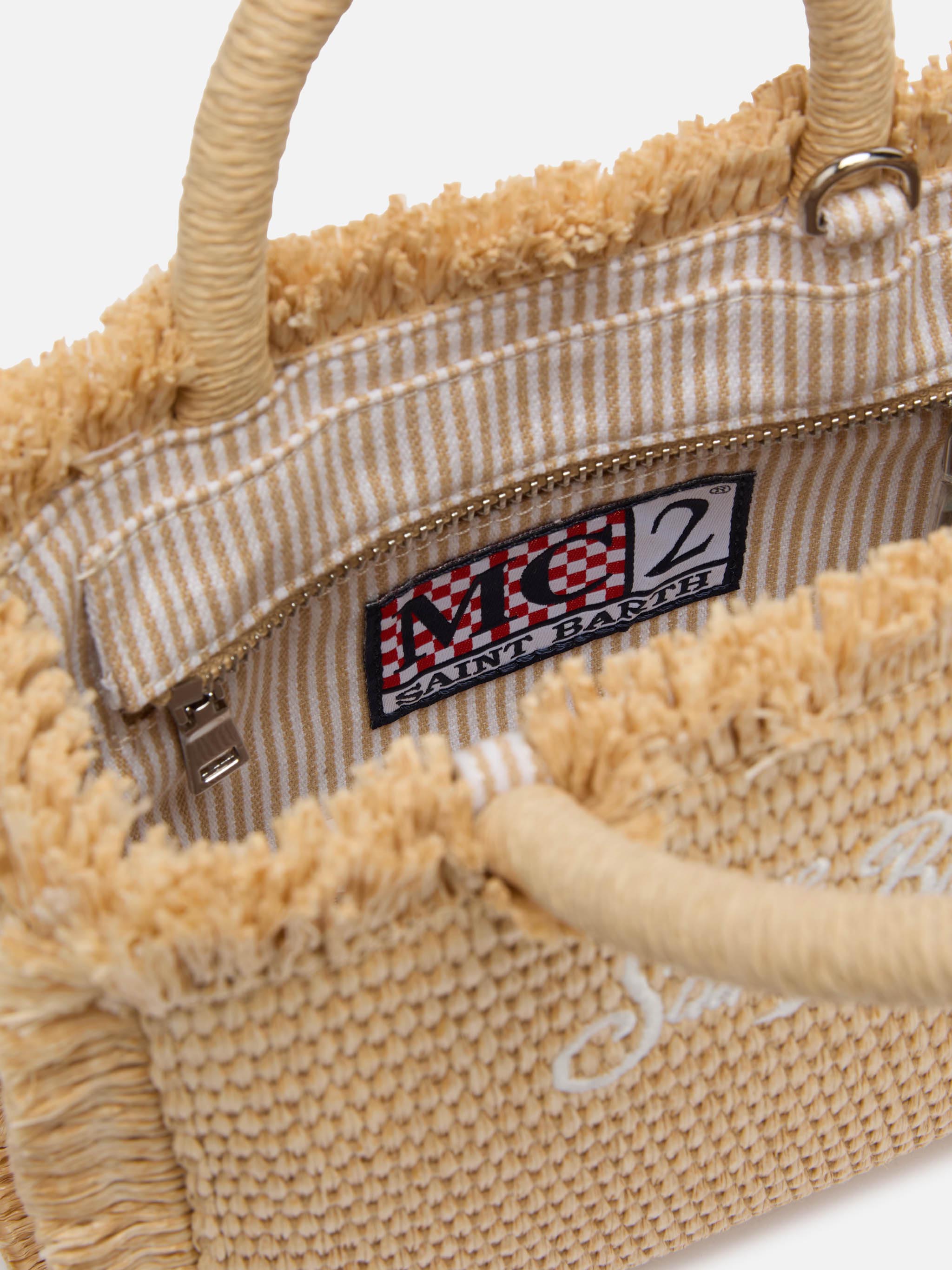Mini Vanity Straw effect bag - MC2 Saint Barth