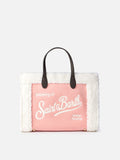 Pink Vivian handbag with sherpa details - MC2 Saint Barth