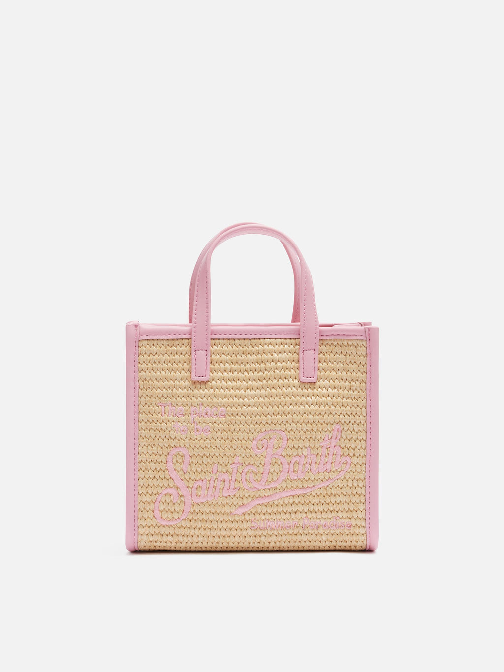 Beige Vivian Mini Straw handbag - MC2 Saint Barth
