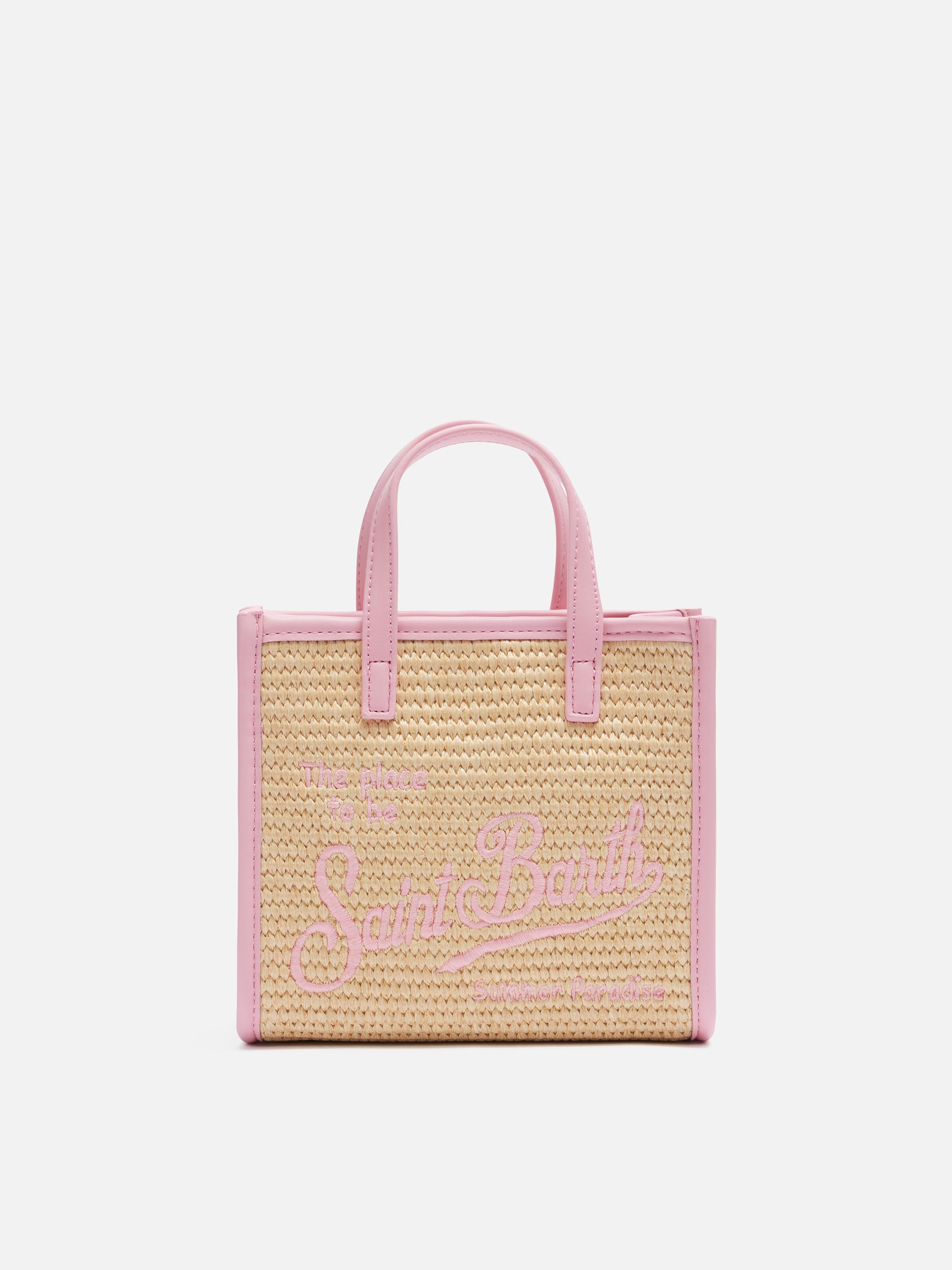 Beige Vivian Mini Straw handbag - MC2 Saint Barth