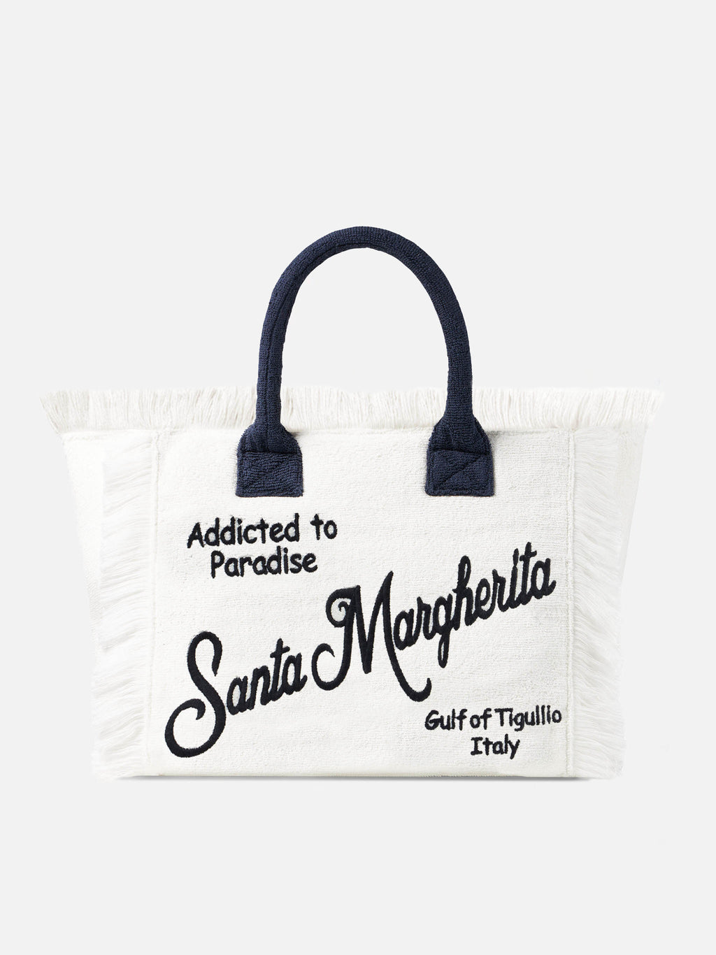 Vanity terry shoulder bag with Santa Margherita embroidery - MC2 Saint Barth