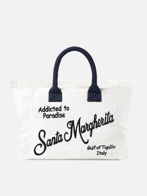 Vanity terry shoulder bag with Santa Margherita embroidery - MC2 Saint Barth