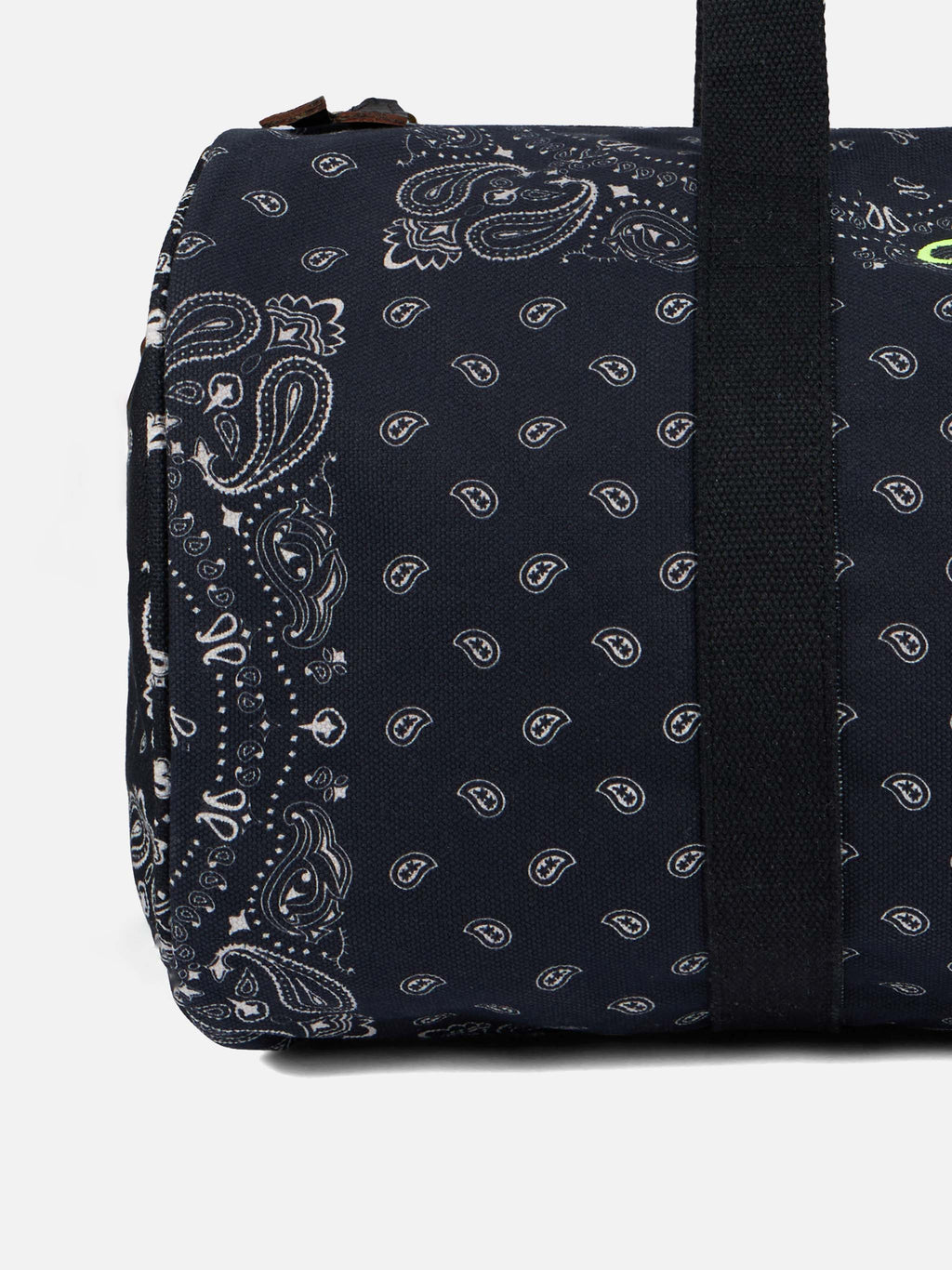 Travel duffel bag with black bandanna print - MC2 Saint Barth