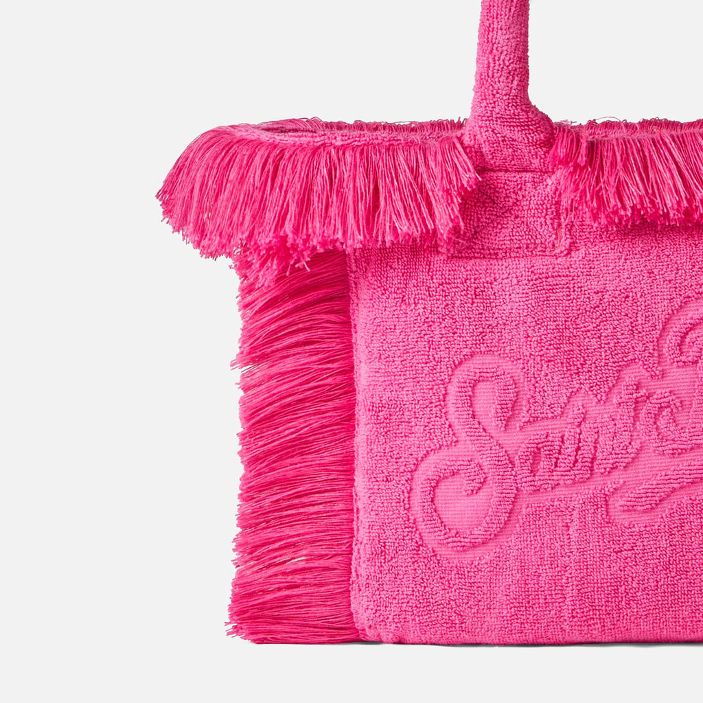Colette Terry embossed fuchsia handbag - MC2 Saint Barth