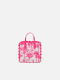 Vivian cotton handbag with toile de jouy print - MC2 Saint Barth