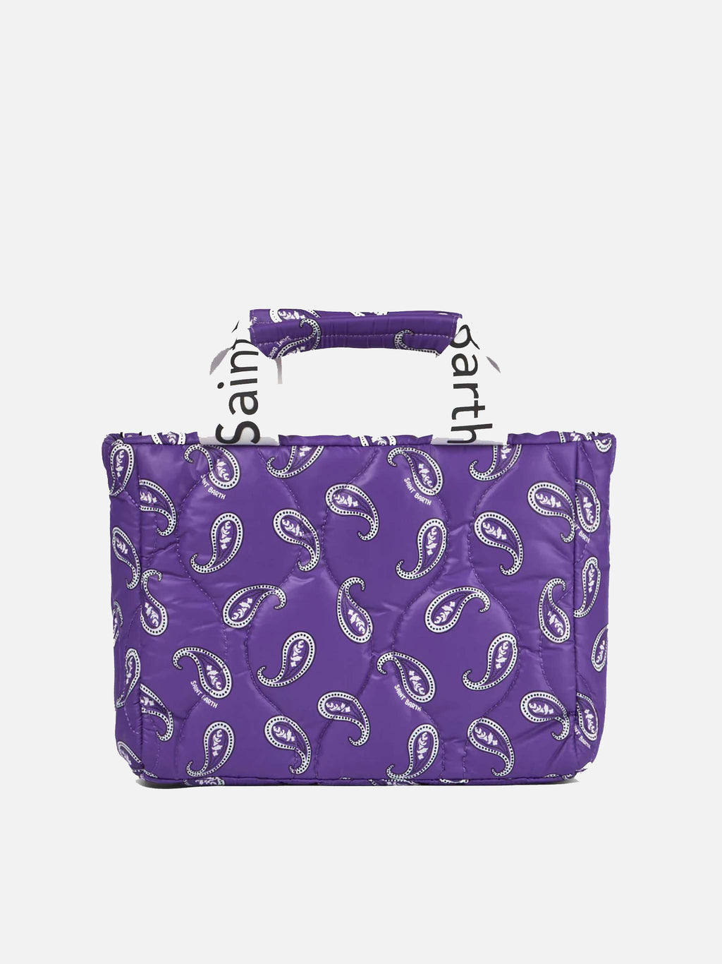 Puffer handbag with paisley print - MC2 Saint Barth