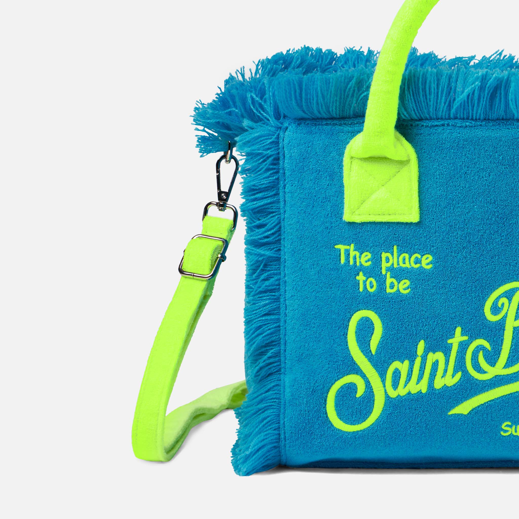 Colette turquoise terry handbag - MC2 Saint Barth