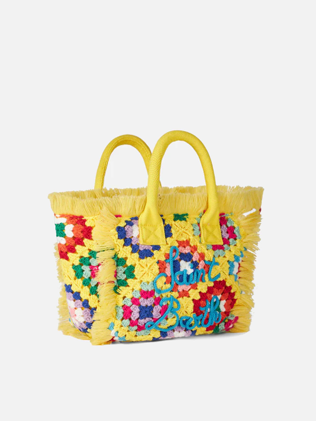 Colette crochet handbag with fringes - MC2 Saint Barth