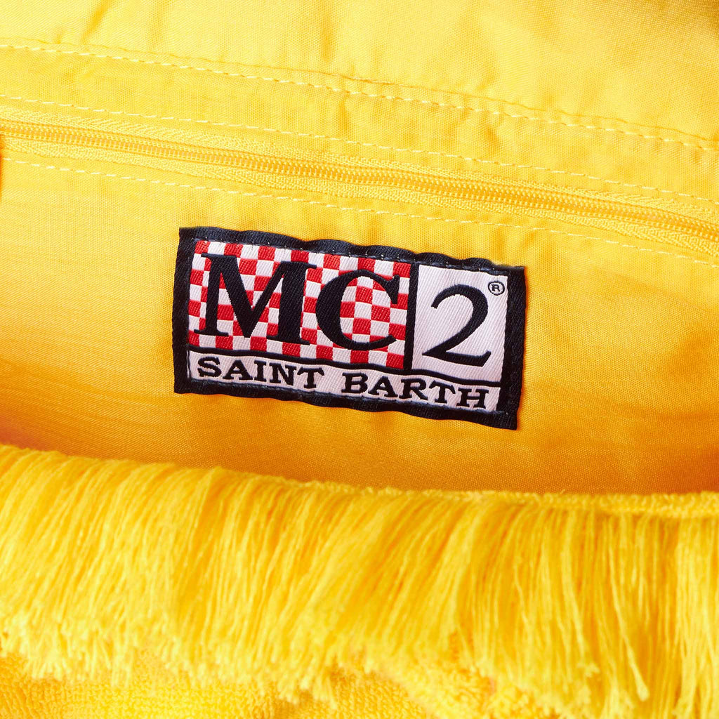 Colette yellow terry handbag - MC2 Saint Barth